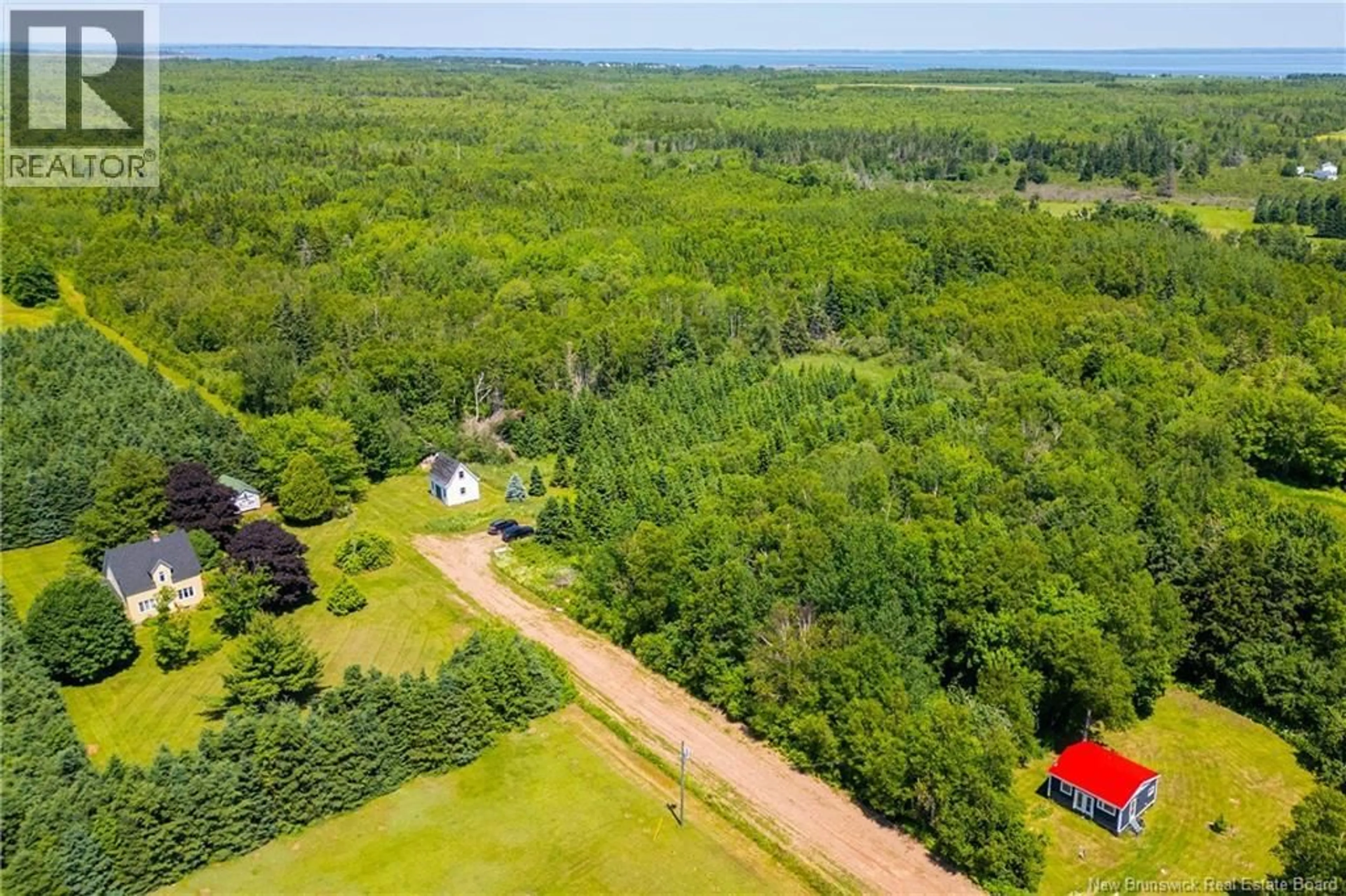 A pic from outside/outdoor area/front of a property/back of a property/a pic from drone, forest/trees view for 22 CAPE SPEAR CROSS ROAD, Cape Spear New Brunswick E4M3C5
