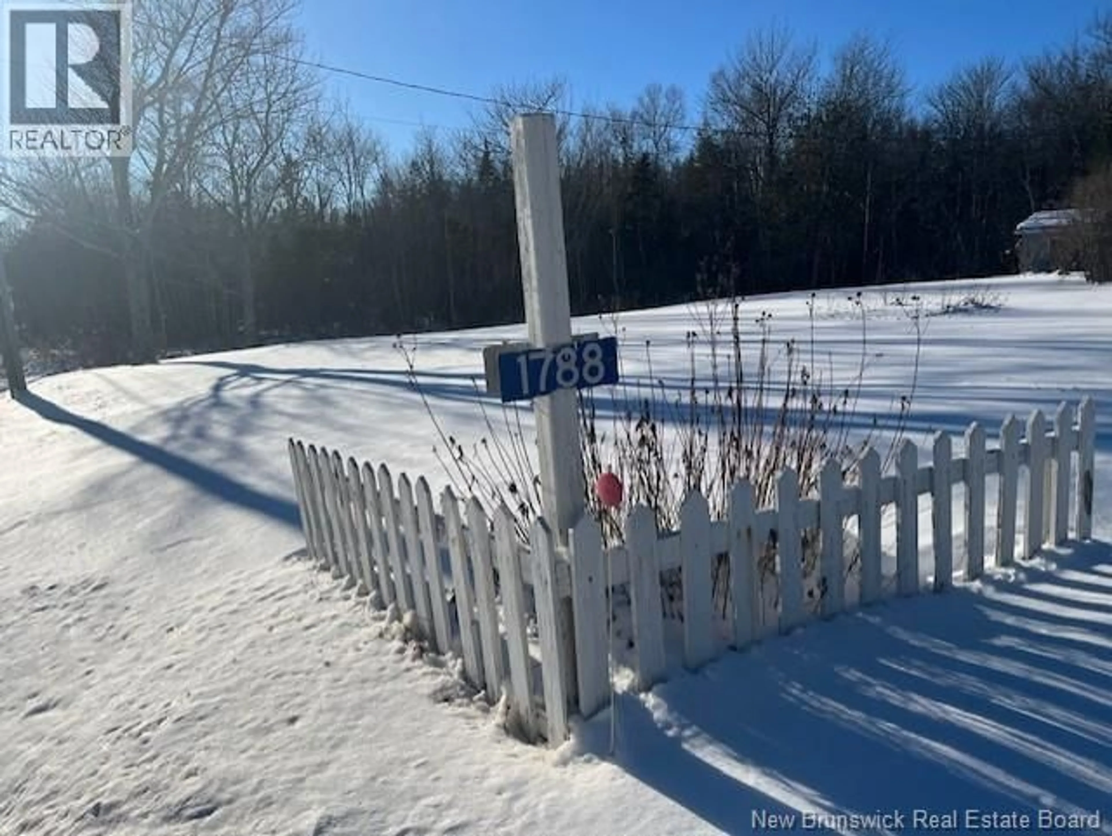 A pic from outside/outdoor area/front of a property/back of a property/a pic from drone, mountain view for 1788 RTE 3, Harvey New Brunswick E6K2P6