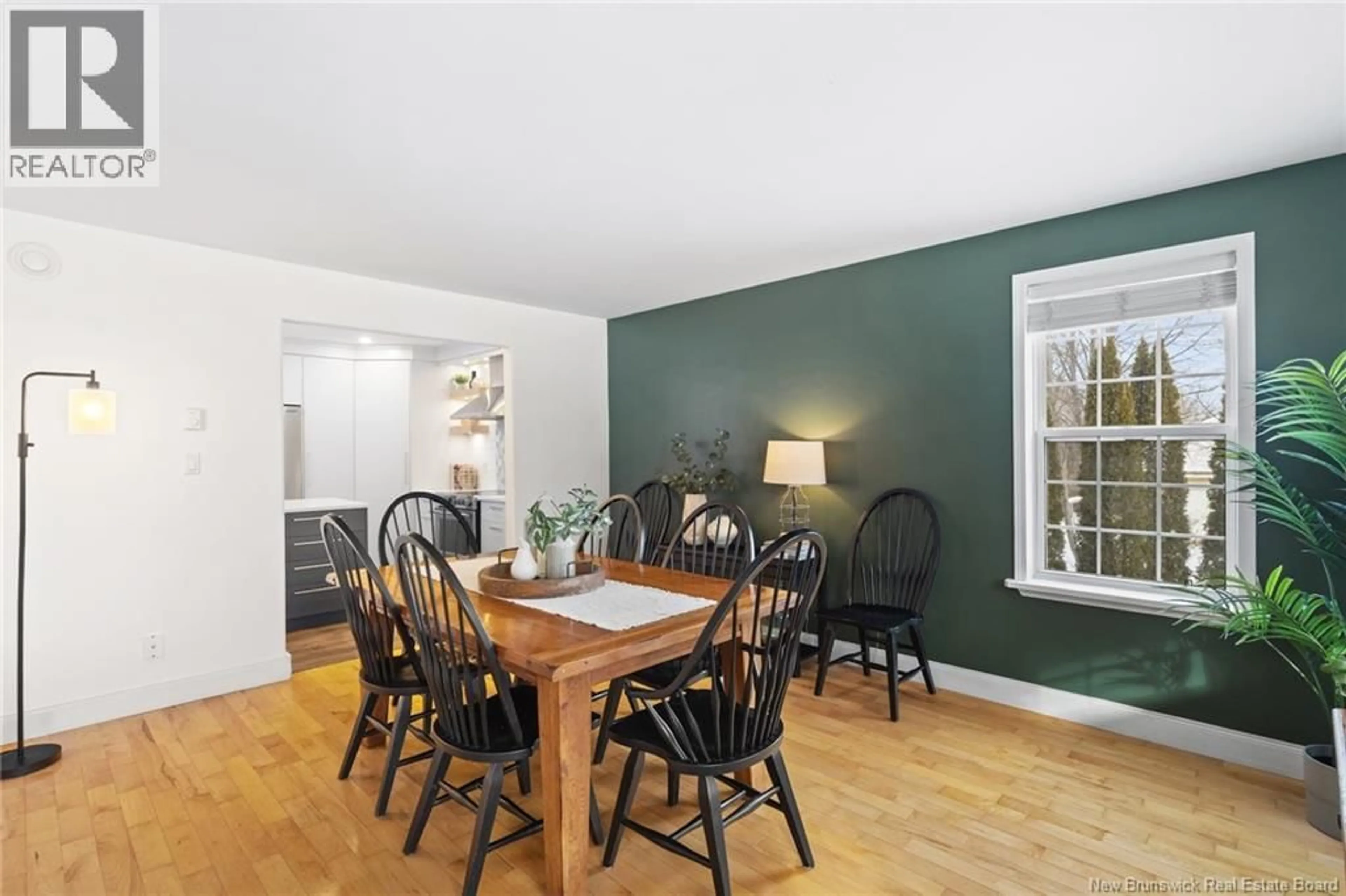 Dining room, wood/laminate floor for 95 BRENTWOOD DRIVE, Fredericton New Brunswick E3B7A5