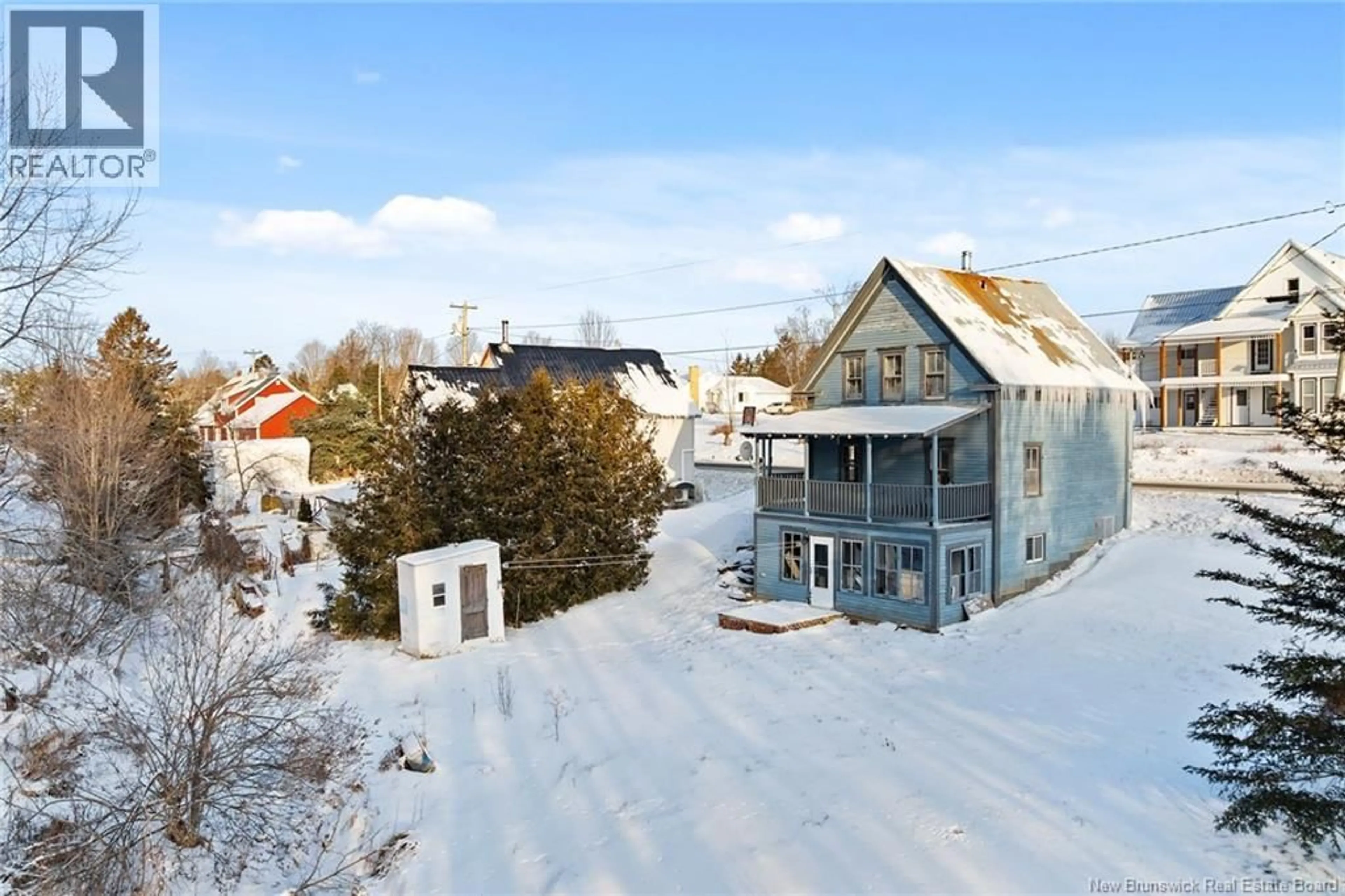 A pic from outside/outdoor area/front of a property/back of a property/a pic from drone, street for 18 HOWLAND RIDGE ROAD, Millville New Brunswick E6E1Y2