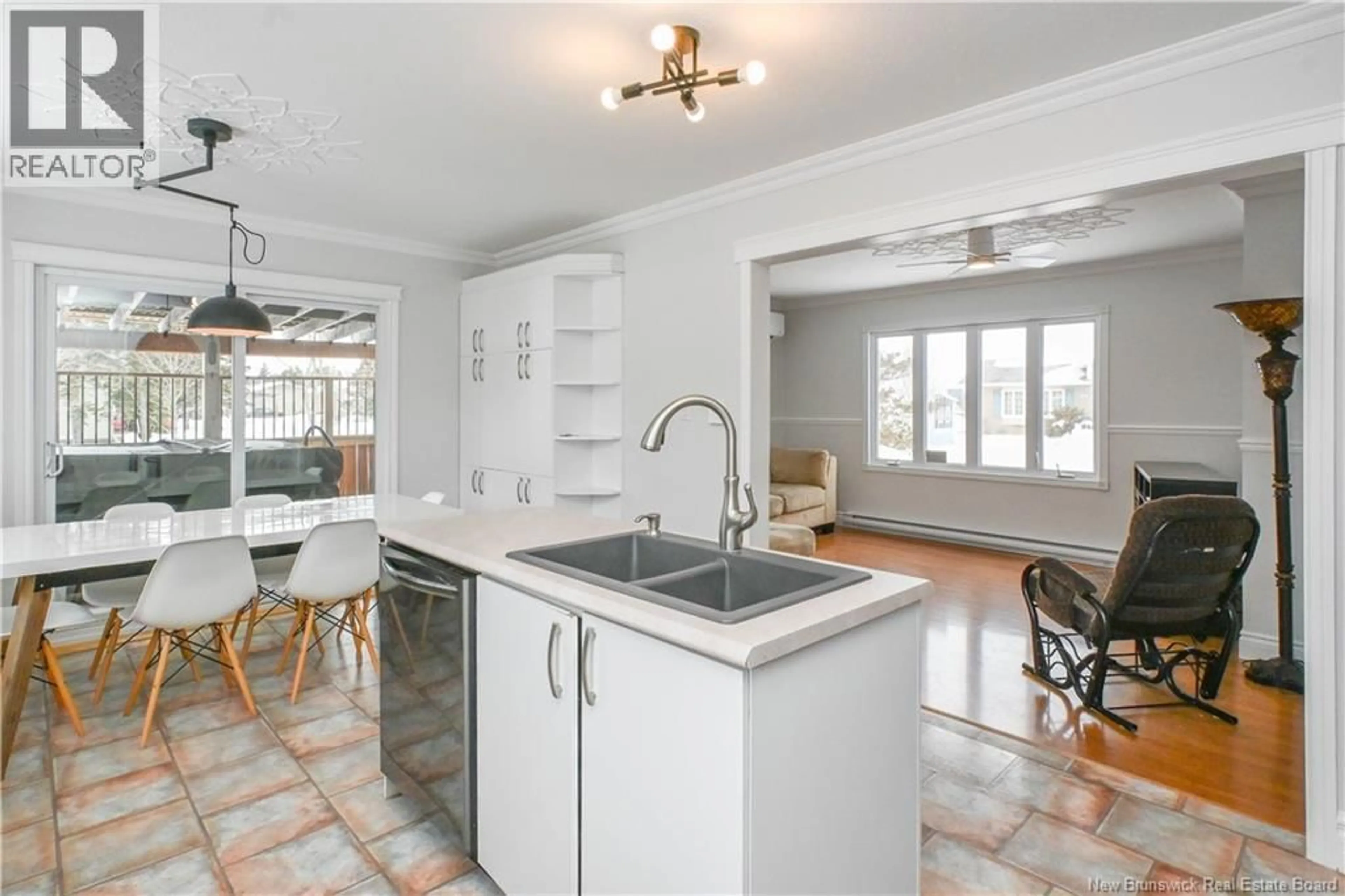 Open concept kitchen, ceramic/tile floor for 174 BELLEFEUILLE STREET, Shippagan New Brunswick E8S1G7