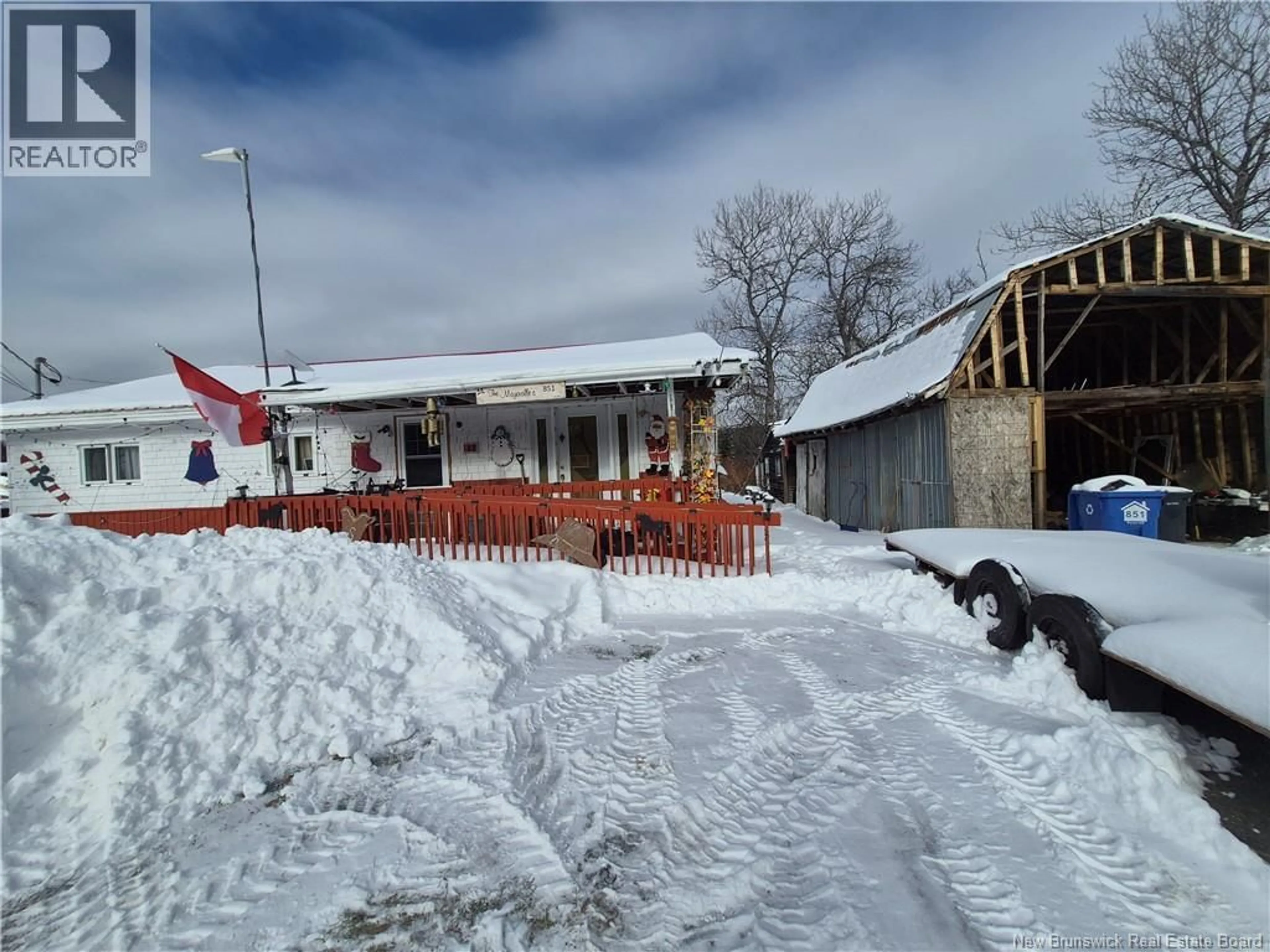 Shed for 851 ROUTE 109, Quaker Brook New Brunswick E7H4E4