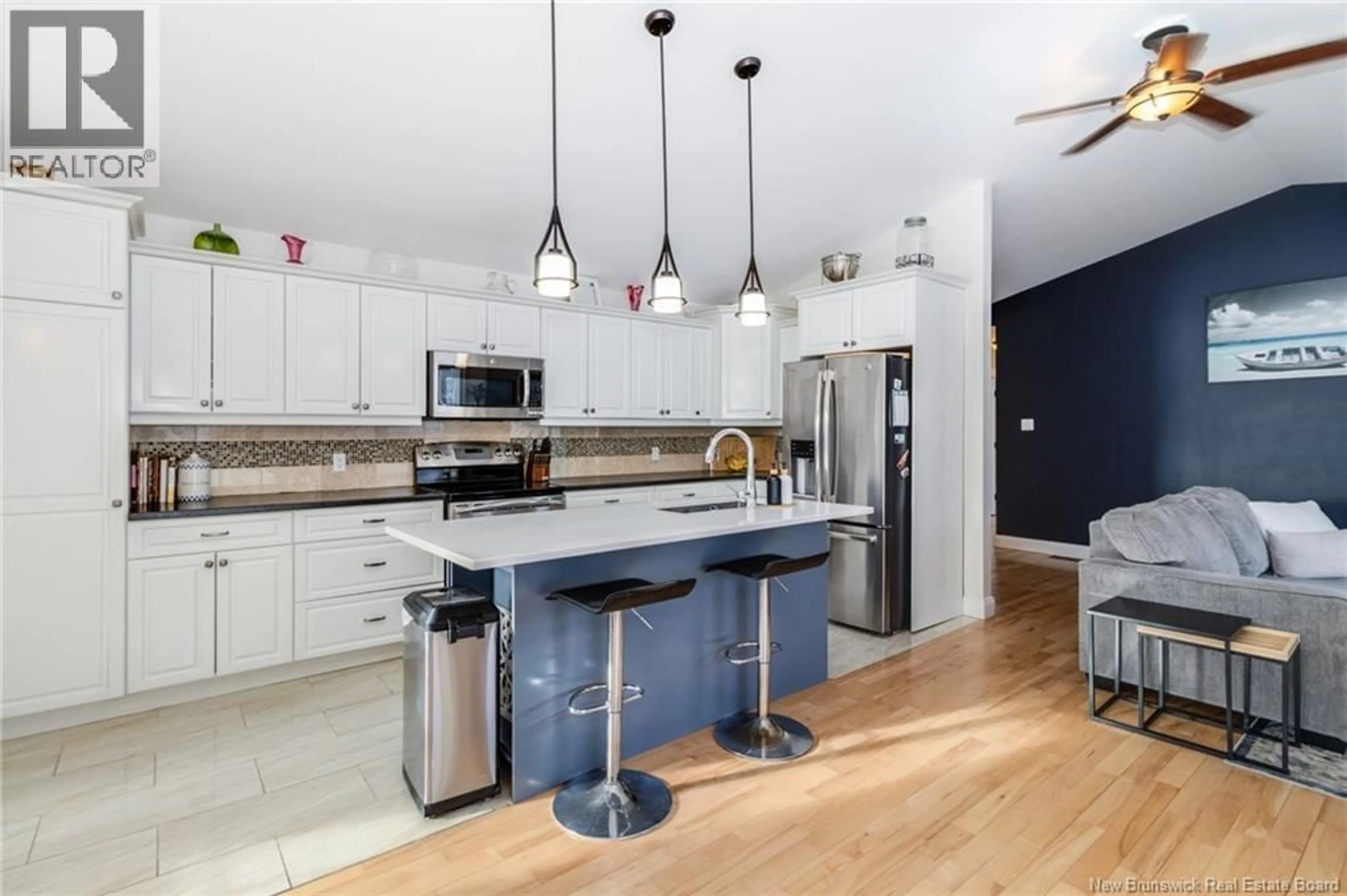 Open concept kitchen, ceramic/tile floor for 67 HAZEN DRIVE, Killarney Road New Brunswick E3A5P4