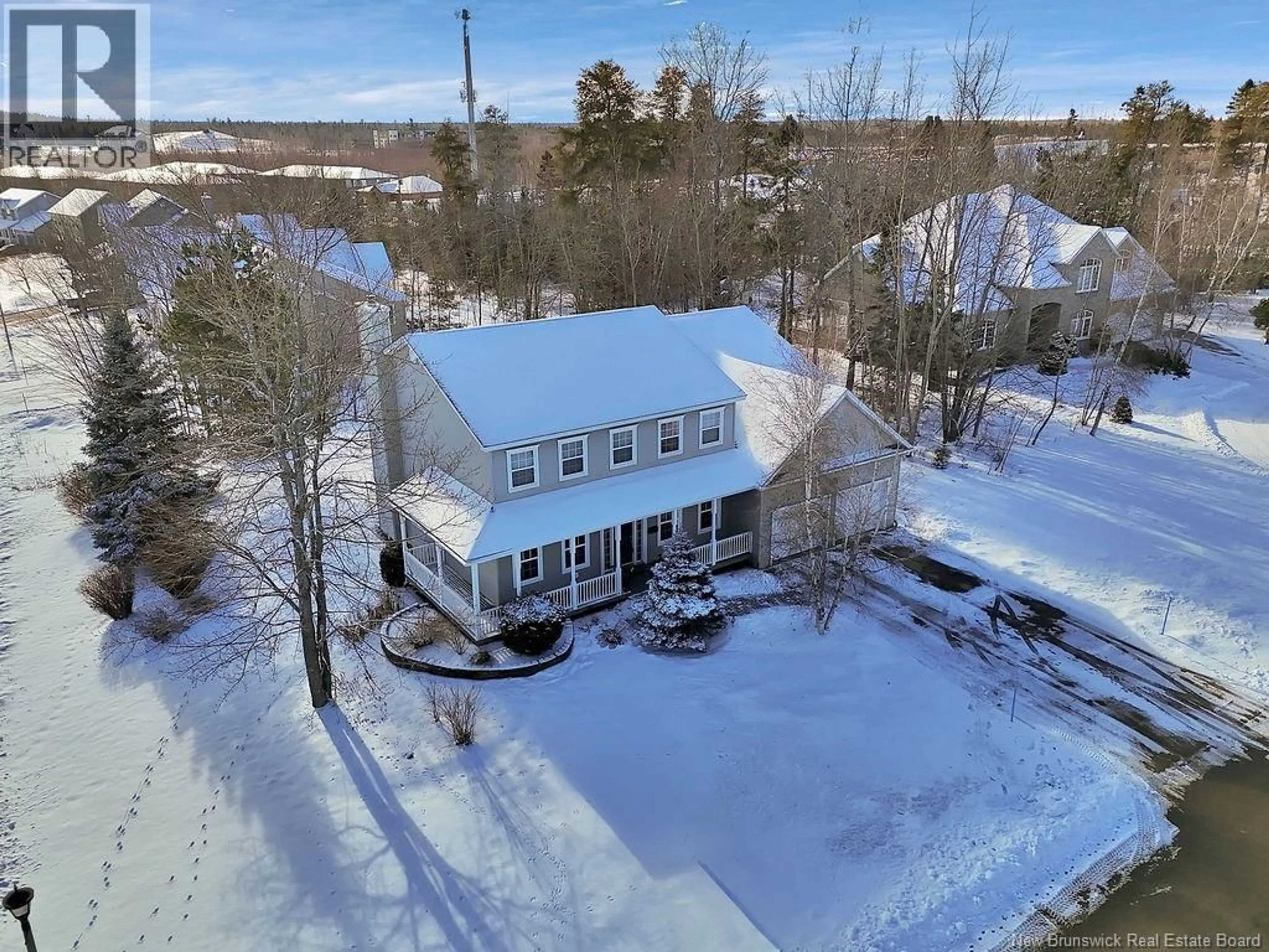 A pic from outside/outdoor area/front of a property/back of a property/a pic from drone, unknown for 60 ROCKPORT DRIVE, Riverview New Brunswick E1B5M4