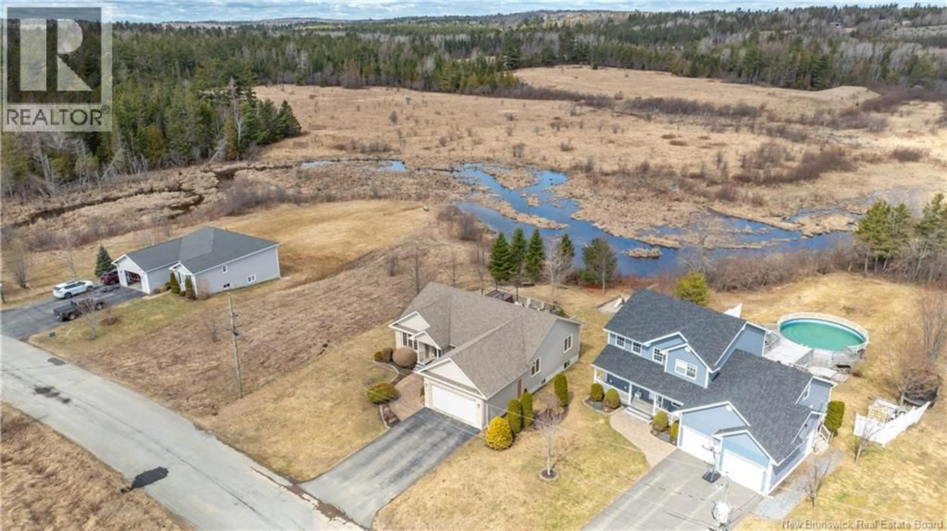A pic from outside/outdoor area/front of a property/back of a property/a pic from drone, water/lake/river/ocean view for 5 GROOM STREET, St. Stephen New Brunswick E3L0A7
