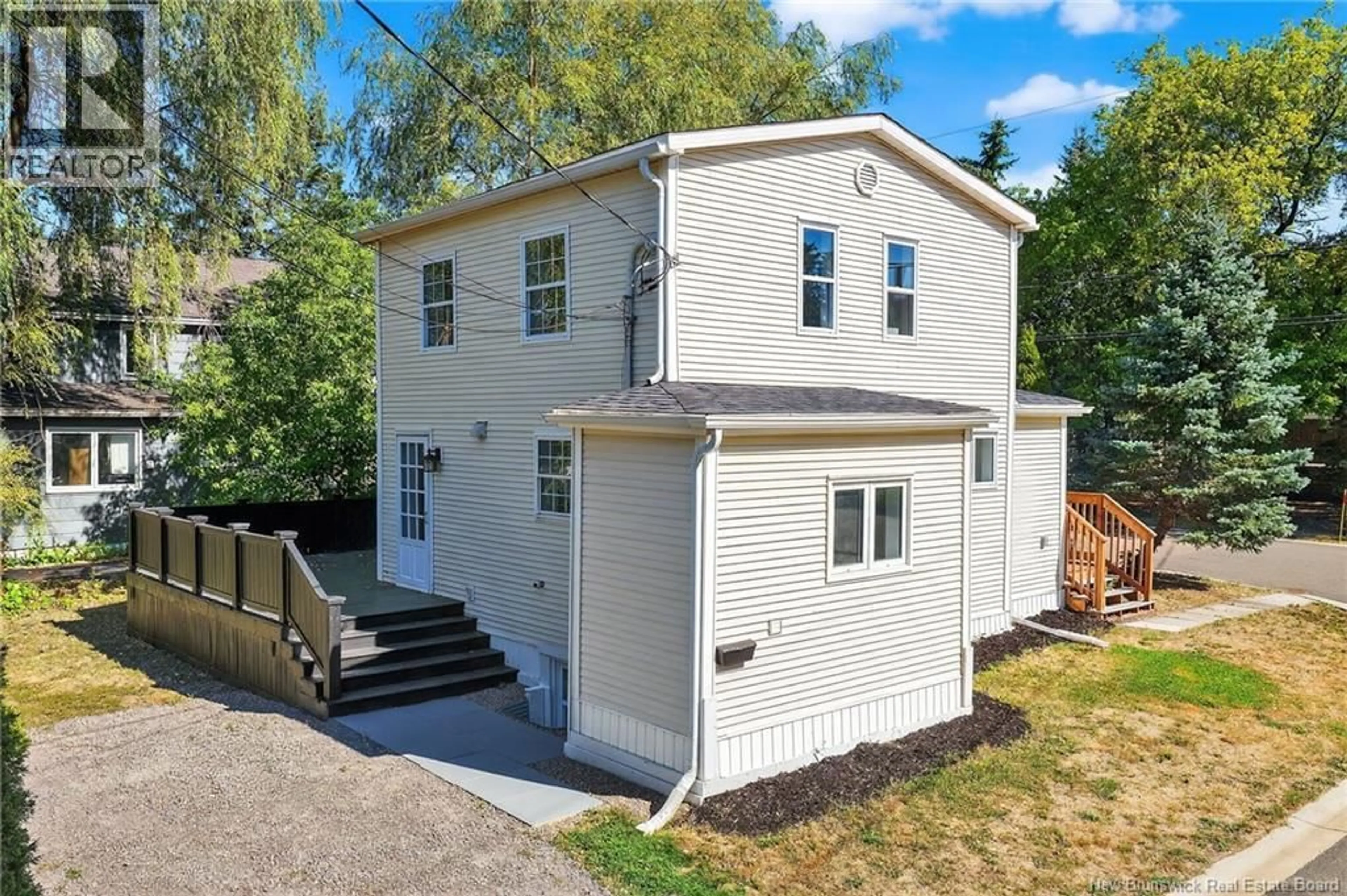 Home with vinyl exterior material, street for 42 GERMAIN, Moncton New Brunswick E1A3X6