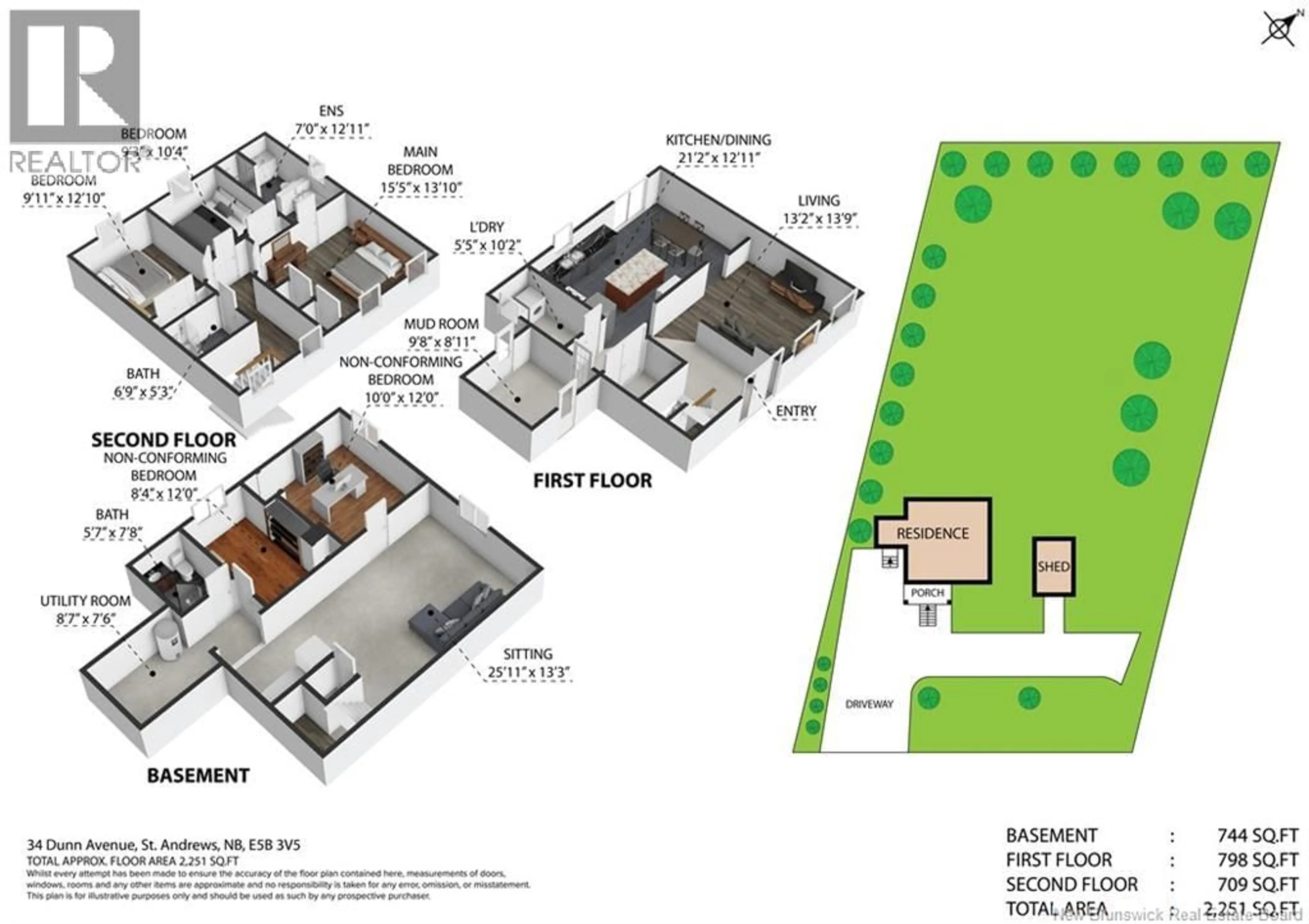 Floor plan for 34 DUNN AVENUE, Saint Andrews New Brunswick E5B3V5