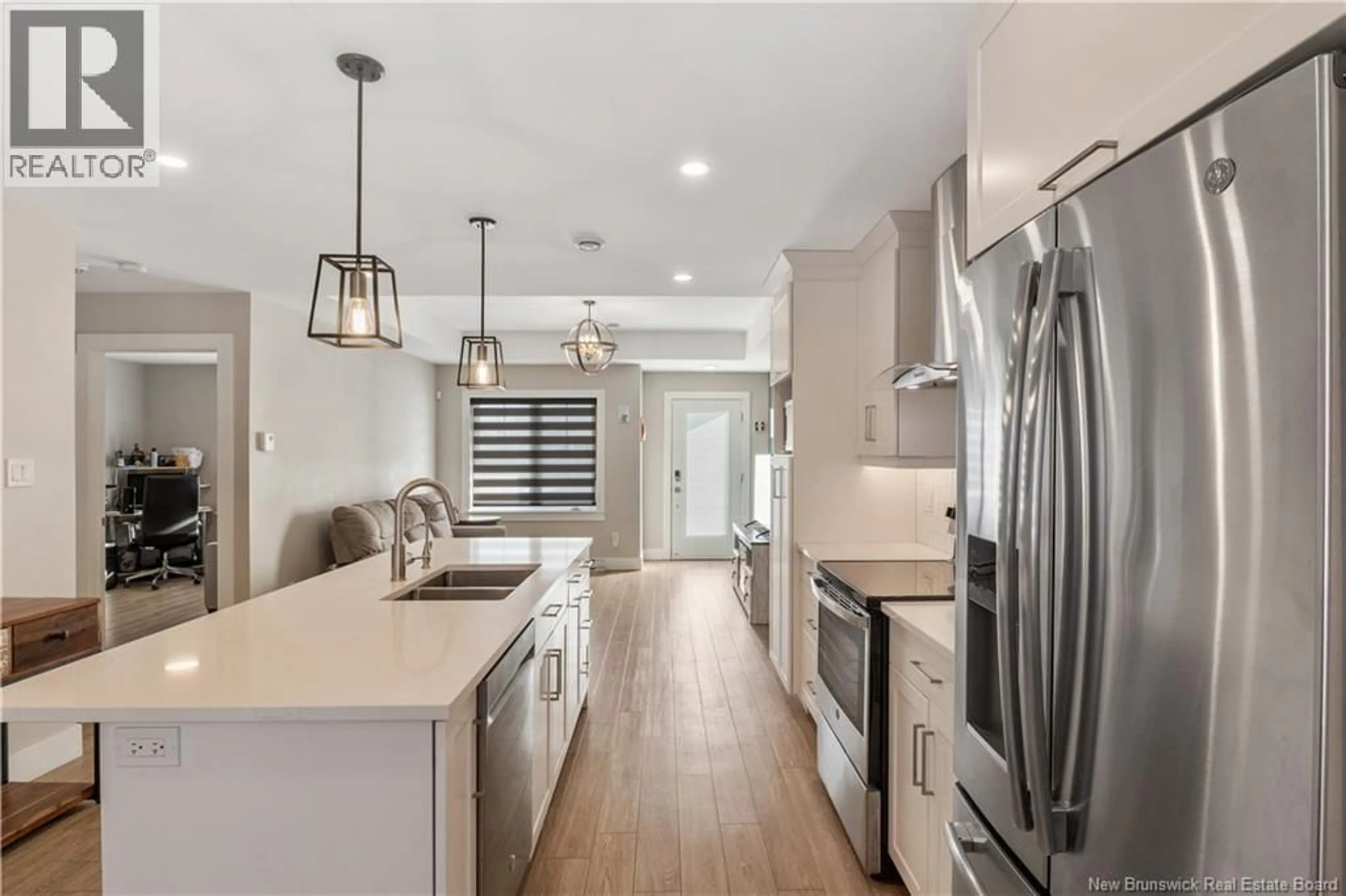 Open concept kitchen, ceramic/tile floor for 7 MACKINNON, Grand-Barachois New Brunswick E4P0T3