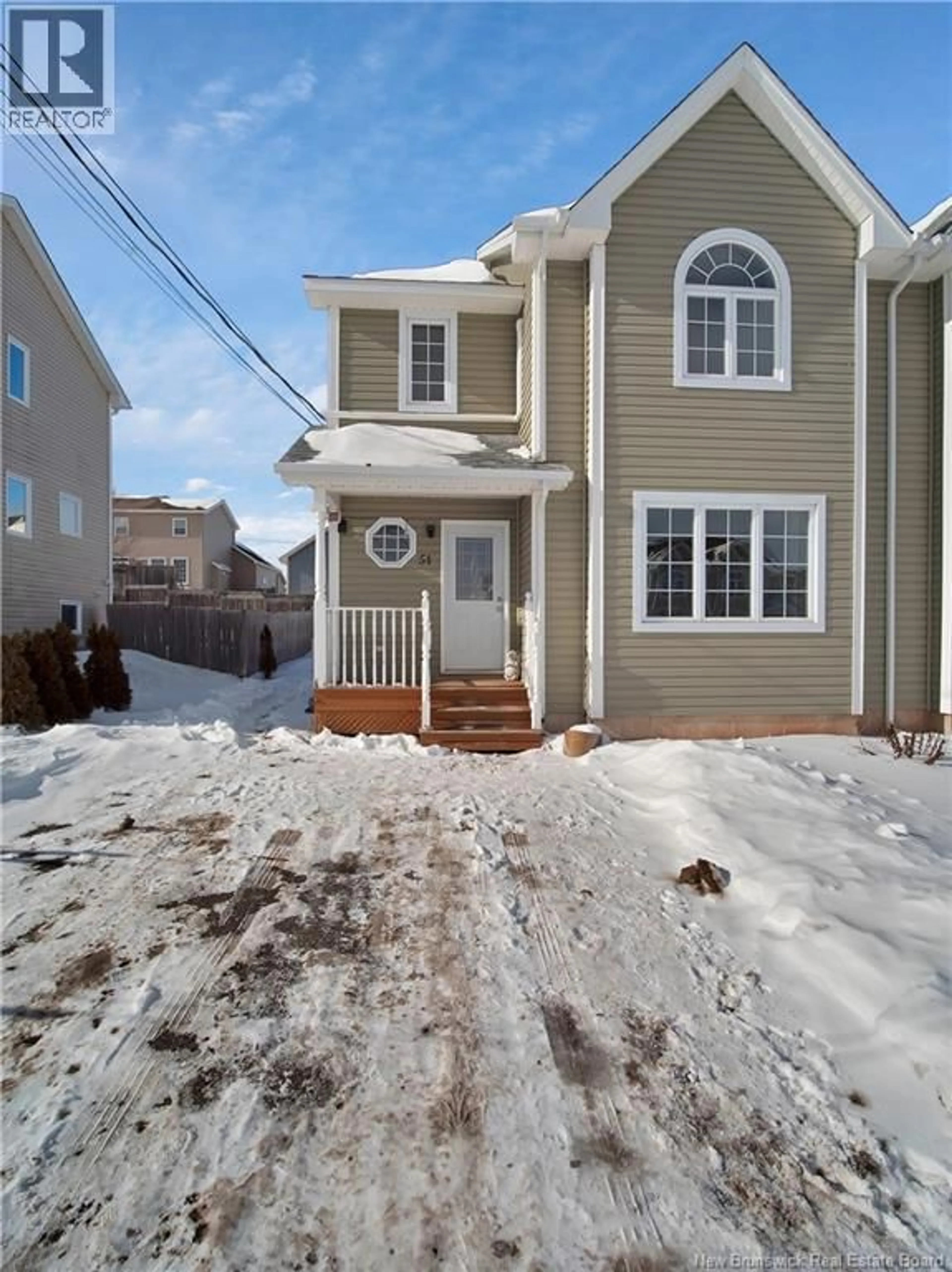 Home with vinyl exterior material, street for 51 HARMONY DRIVE, Riverview New Brunswick E1B0L6