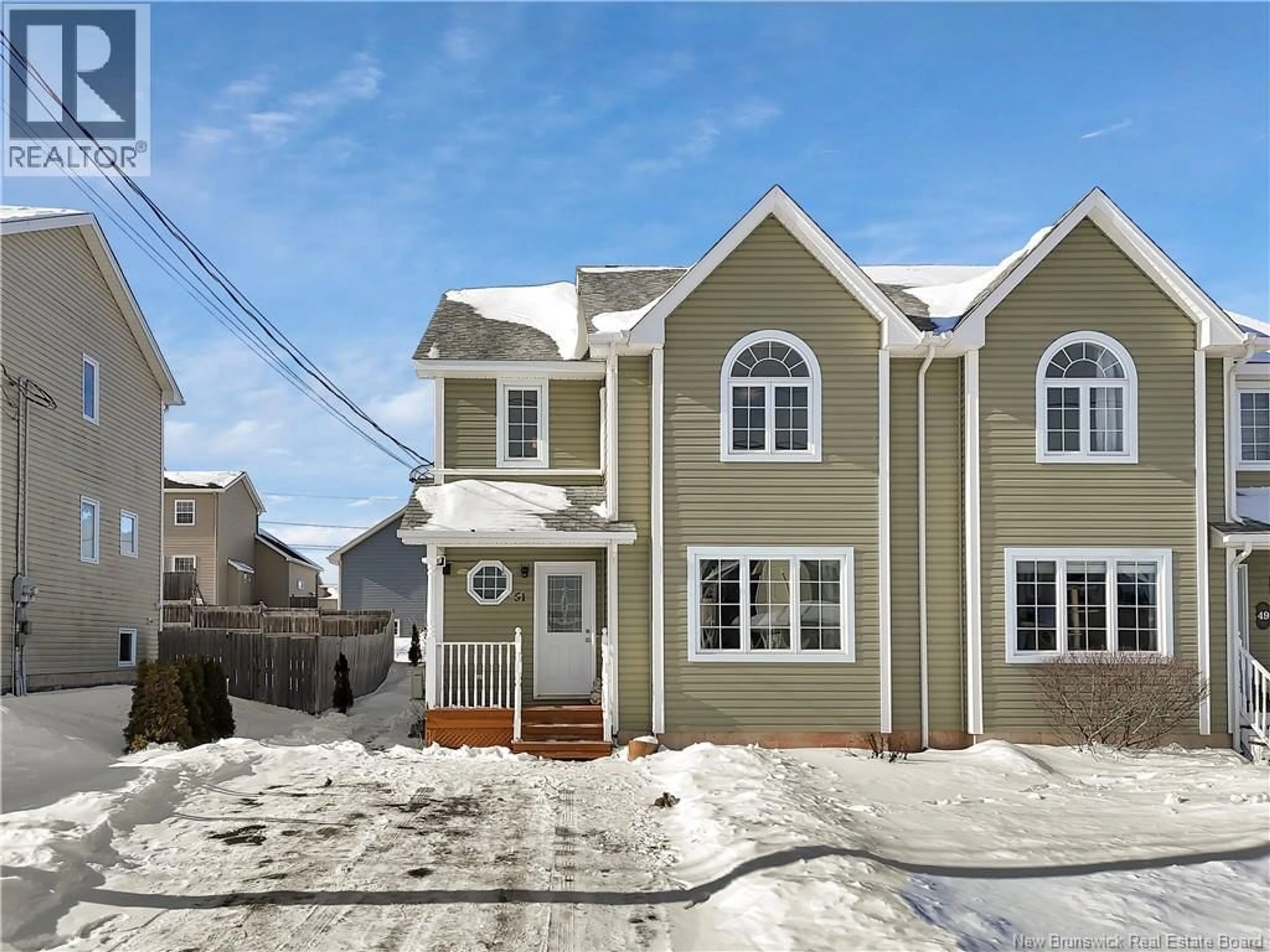 Home with vinyl exterior material, street for 51 HARMONY DRIVE, Riverview New Brunswick E1B0L6