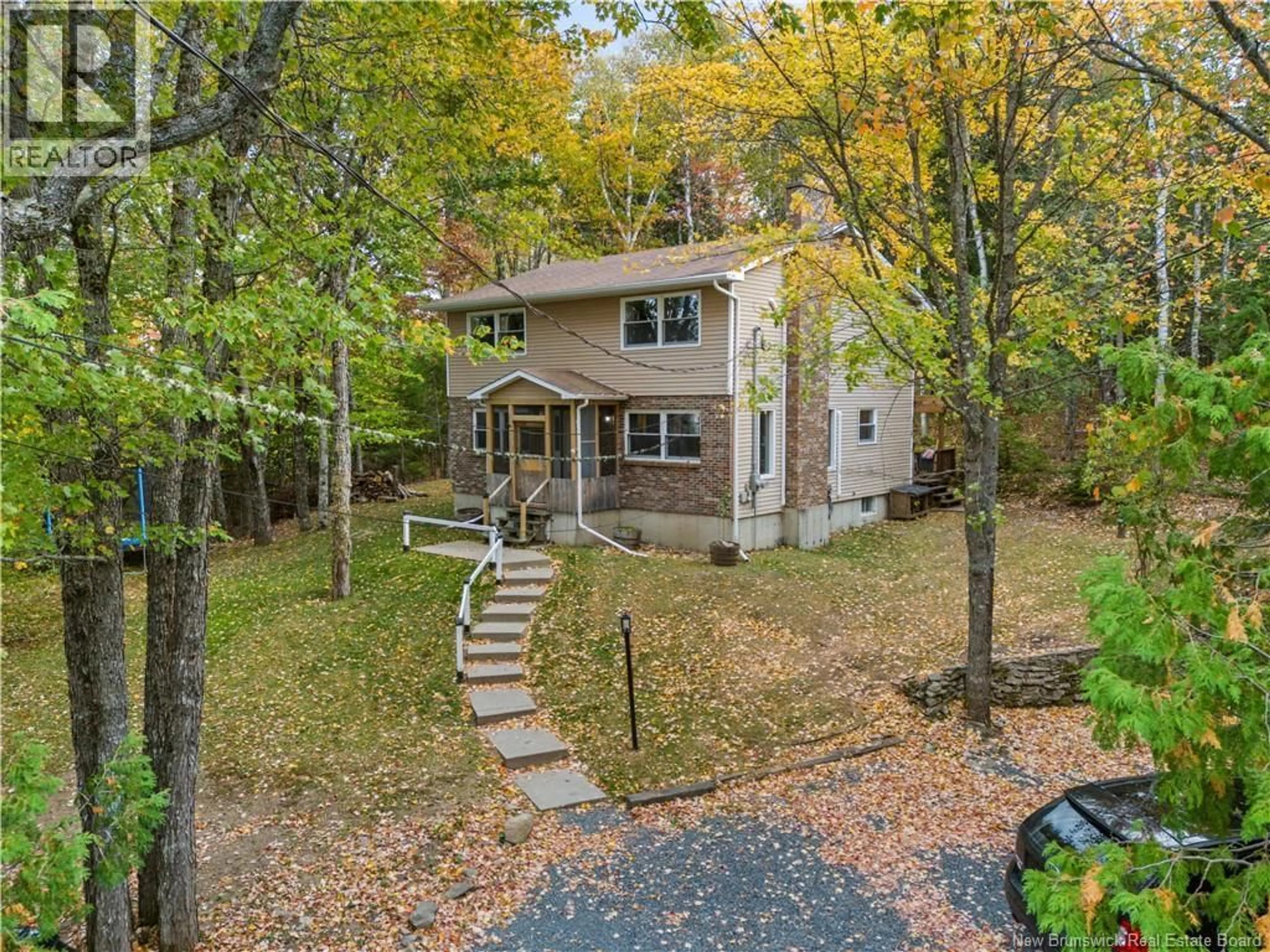 A pic from outside/outdoor area/front of a property/back of a property/a pic from drone, unknown for 493 CHARTERS SETTLEMENT ROAD, Charters Settlement New Brunswick E3C1T9