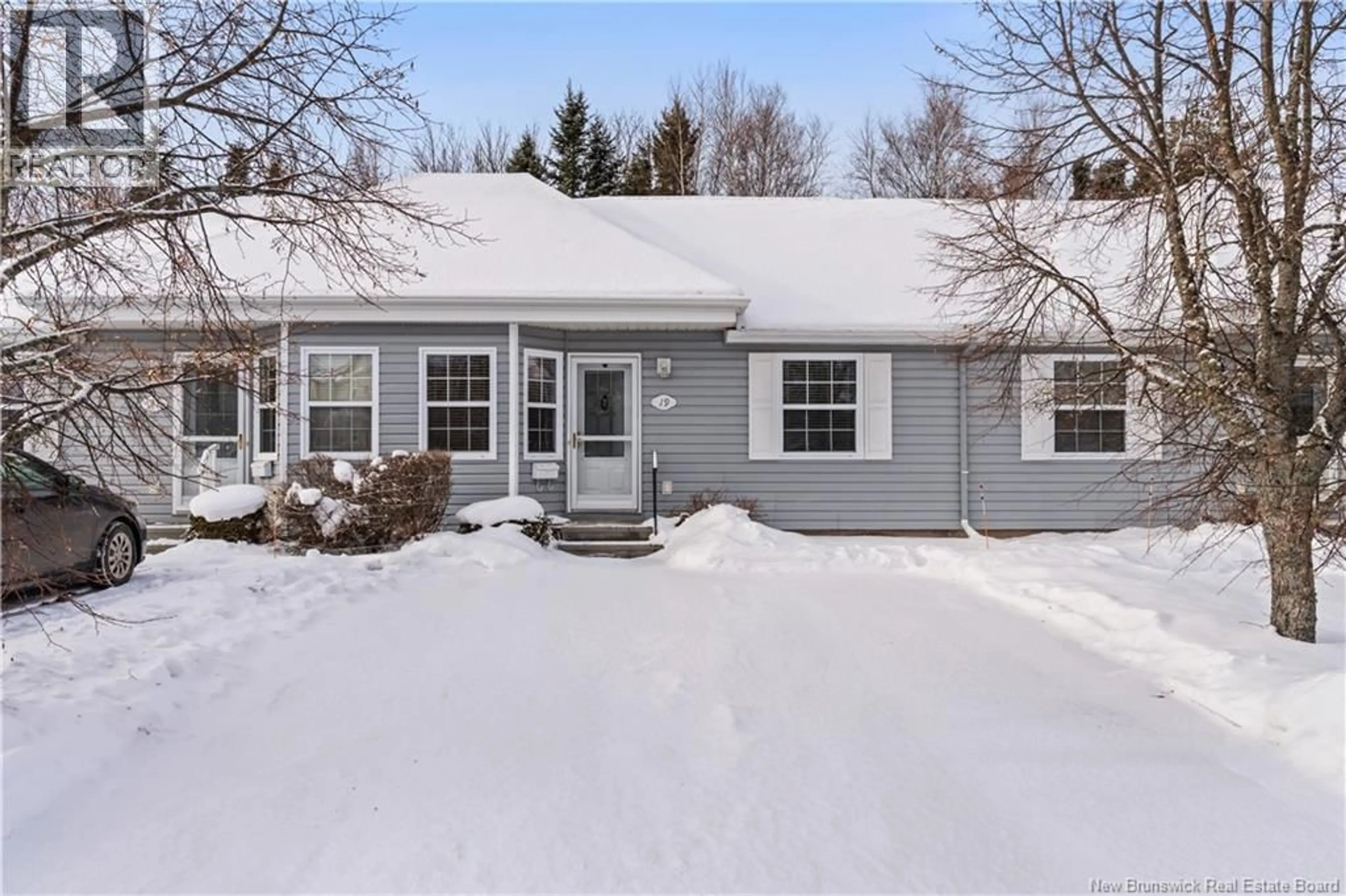 Home with vinyl exterior material, street for 19 FIRMIN CRESCENT, Dieppe New Brunswick E1A7S3