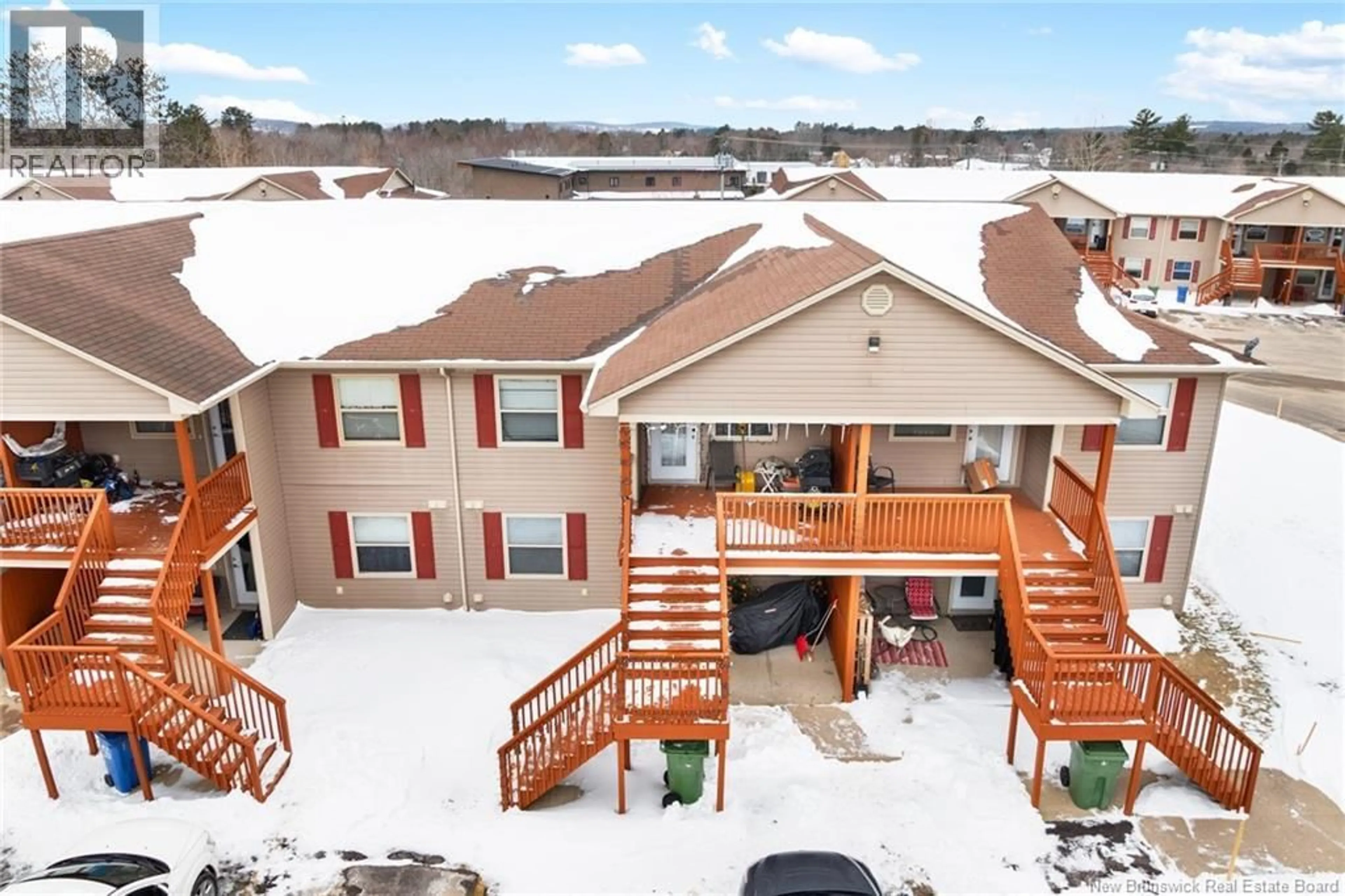 A pic from outside/outdoor area/front of a property/back of a property/a pic from drone, unknown for 48 - 25 TRAILSIDE DRIVE, Fredericton New Brunswick E3A1P3