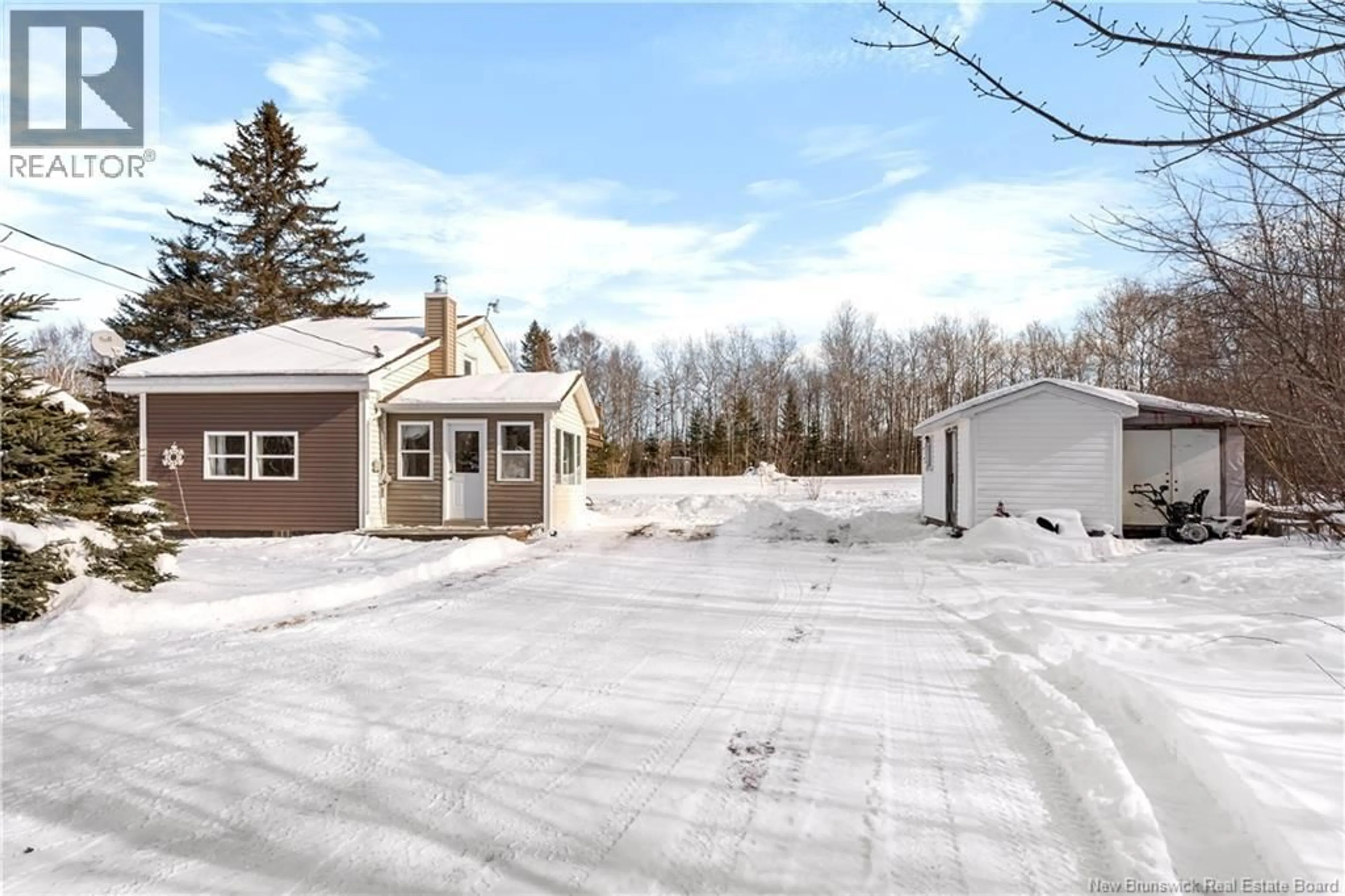 A pic from outside/outdoor area/front of a property/back of a property/a pic from drone, street for 71 TEED ROAD, Notre-Dame New Brunswick E4V2L8