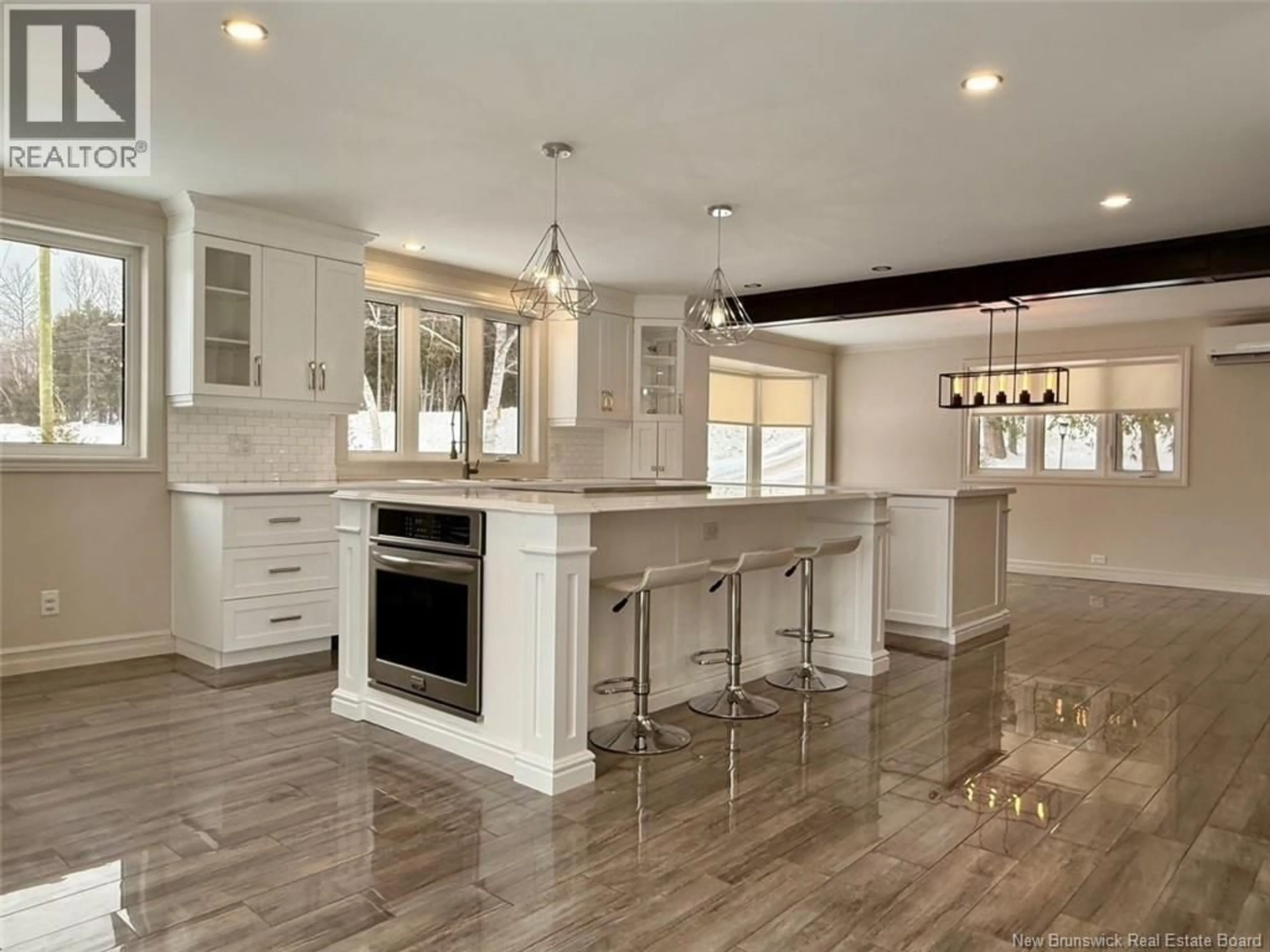 Open concept kitchen, ceramic/tile floor for 29614 ROUTE 134, Dalhousie Junction New Brunswick E3N6A5