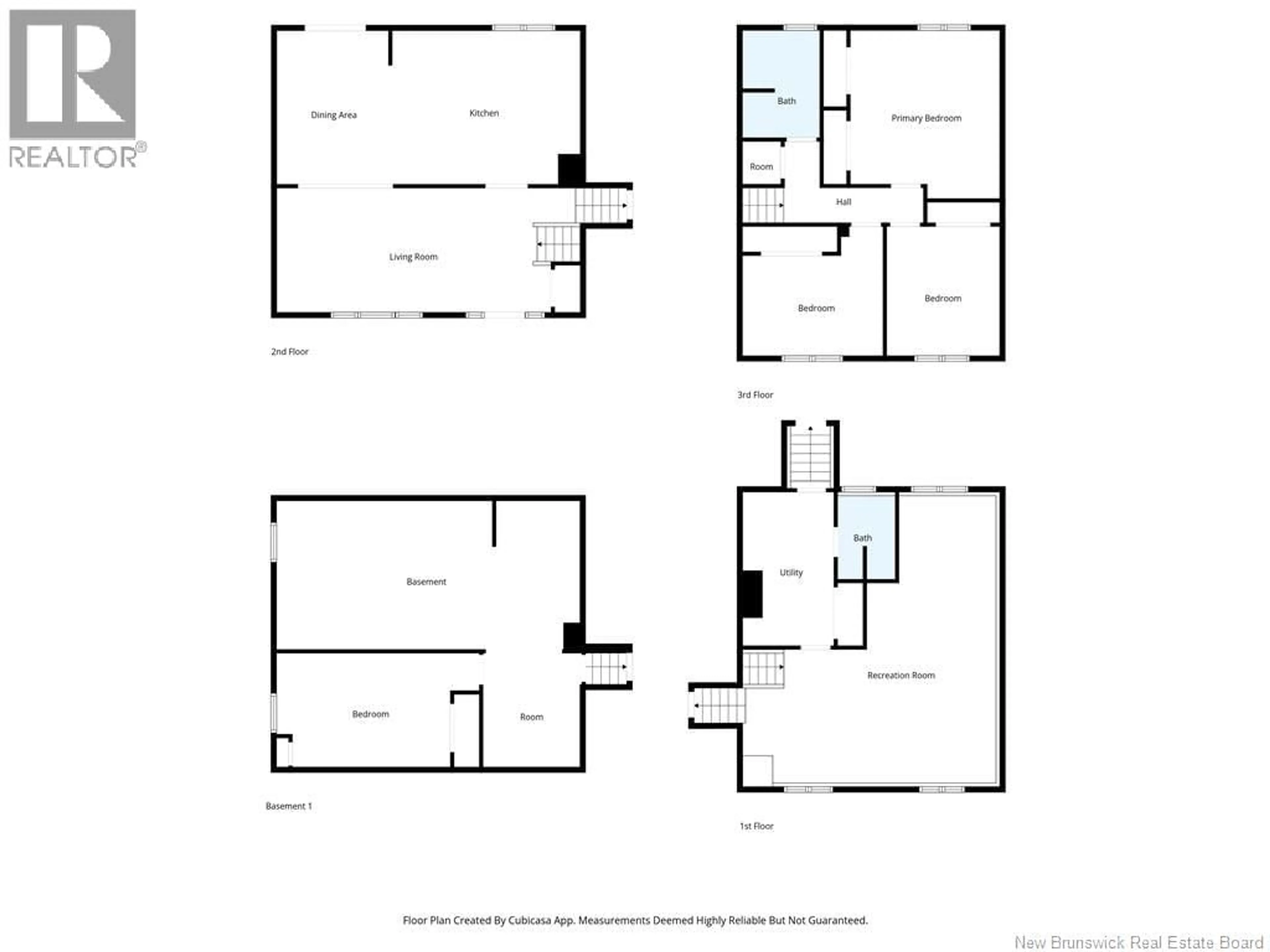 Floor plan for 960 MSGR GODIN, Bathurst New Brunswick E2A4E6
