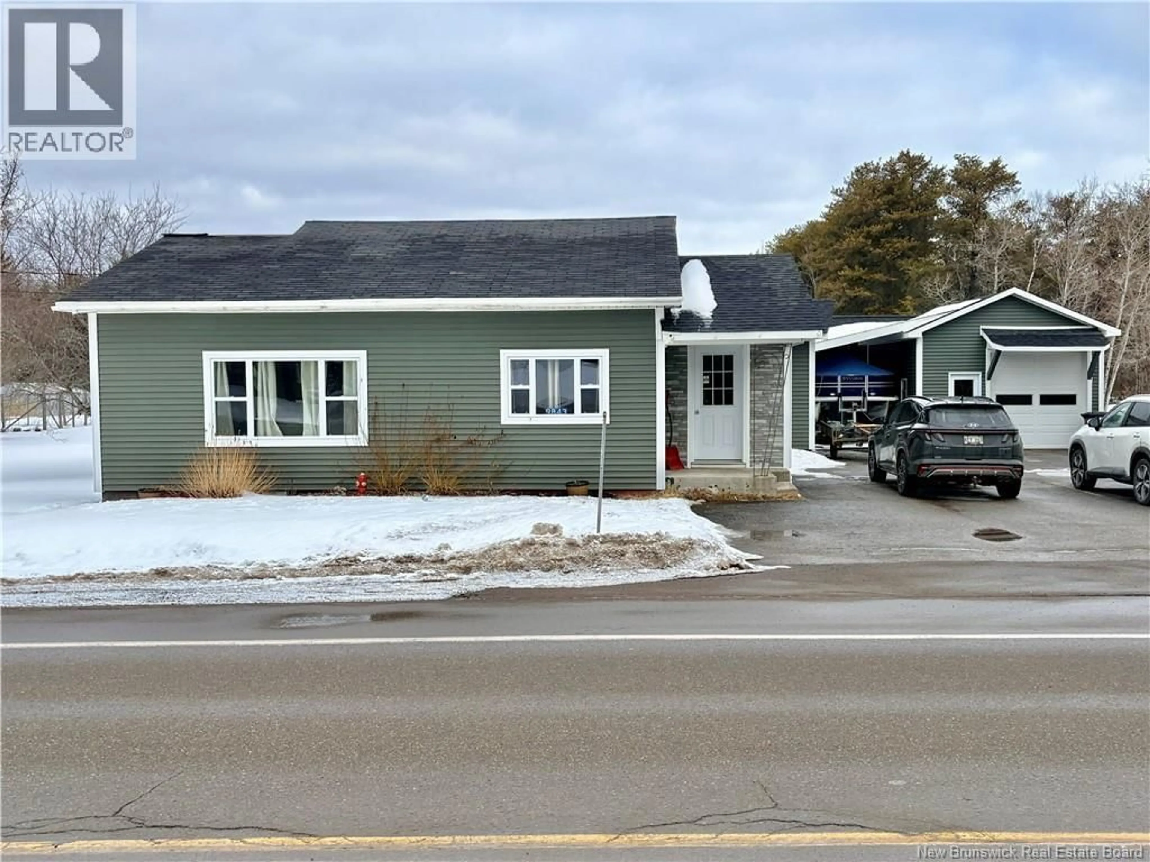 Home with vinyl exterior material, street for 9843 RTE 134, Aldouane New Brunswick E4W5J8