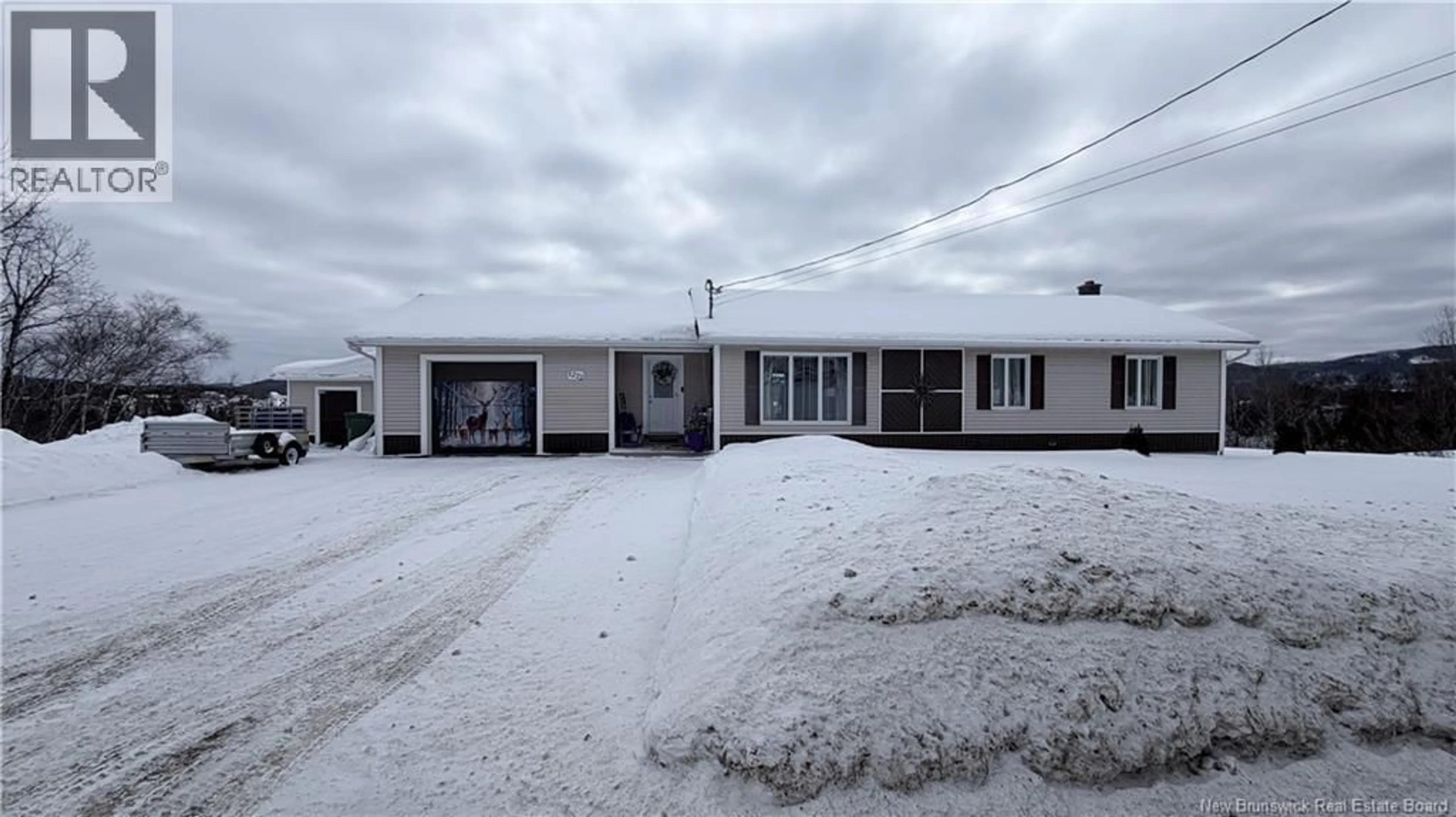 A pic from outside/outdoor area/front of a property/back of a property/a pic from drone, building for 1272 ROUTE 205, Clair New Brunswick E7A1Y2