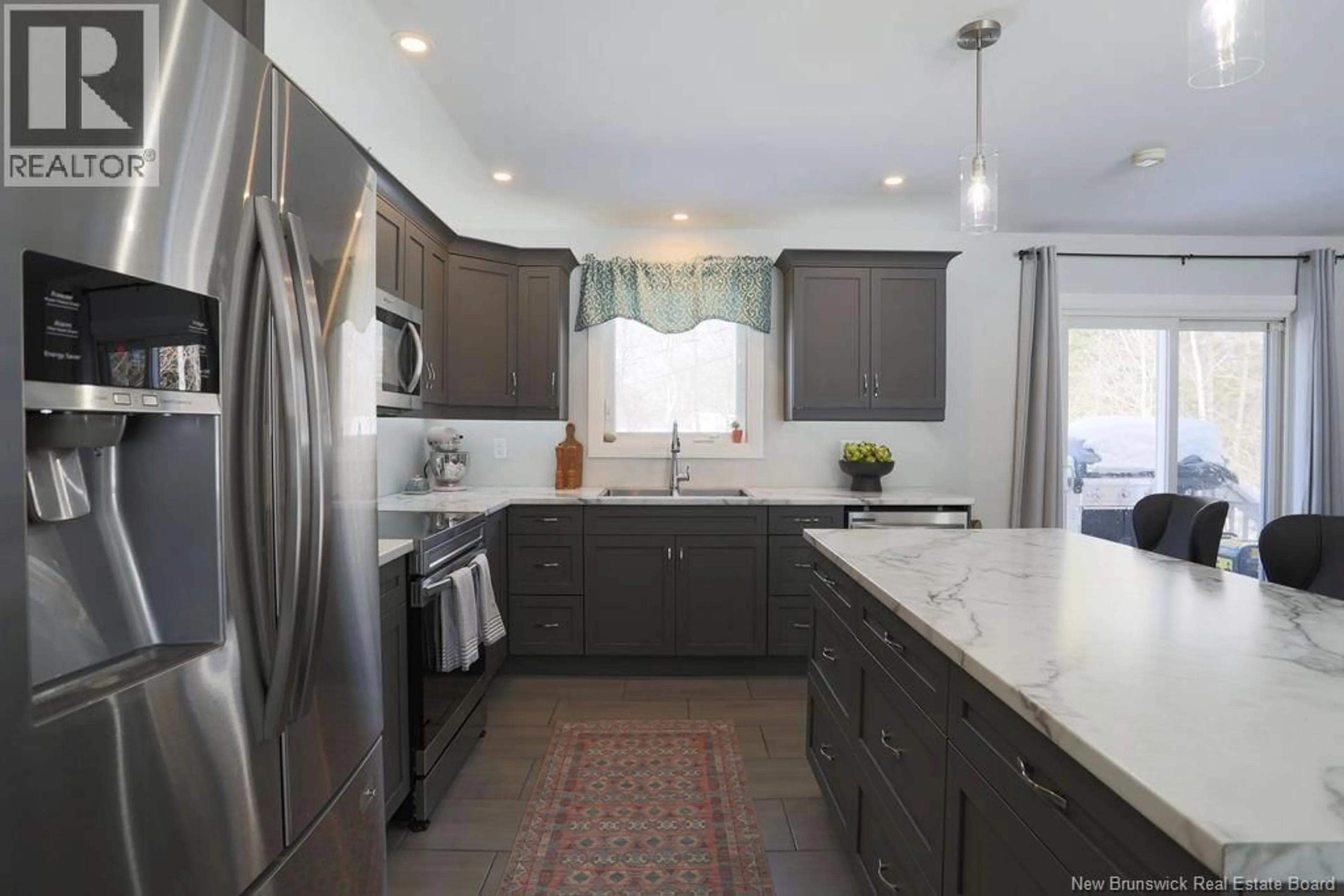 Open concept kitchen, ceramic/tile floor for 115 ALLAN-A-DALE LANE, Quispamsis New Brunswick E2E1H2