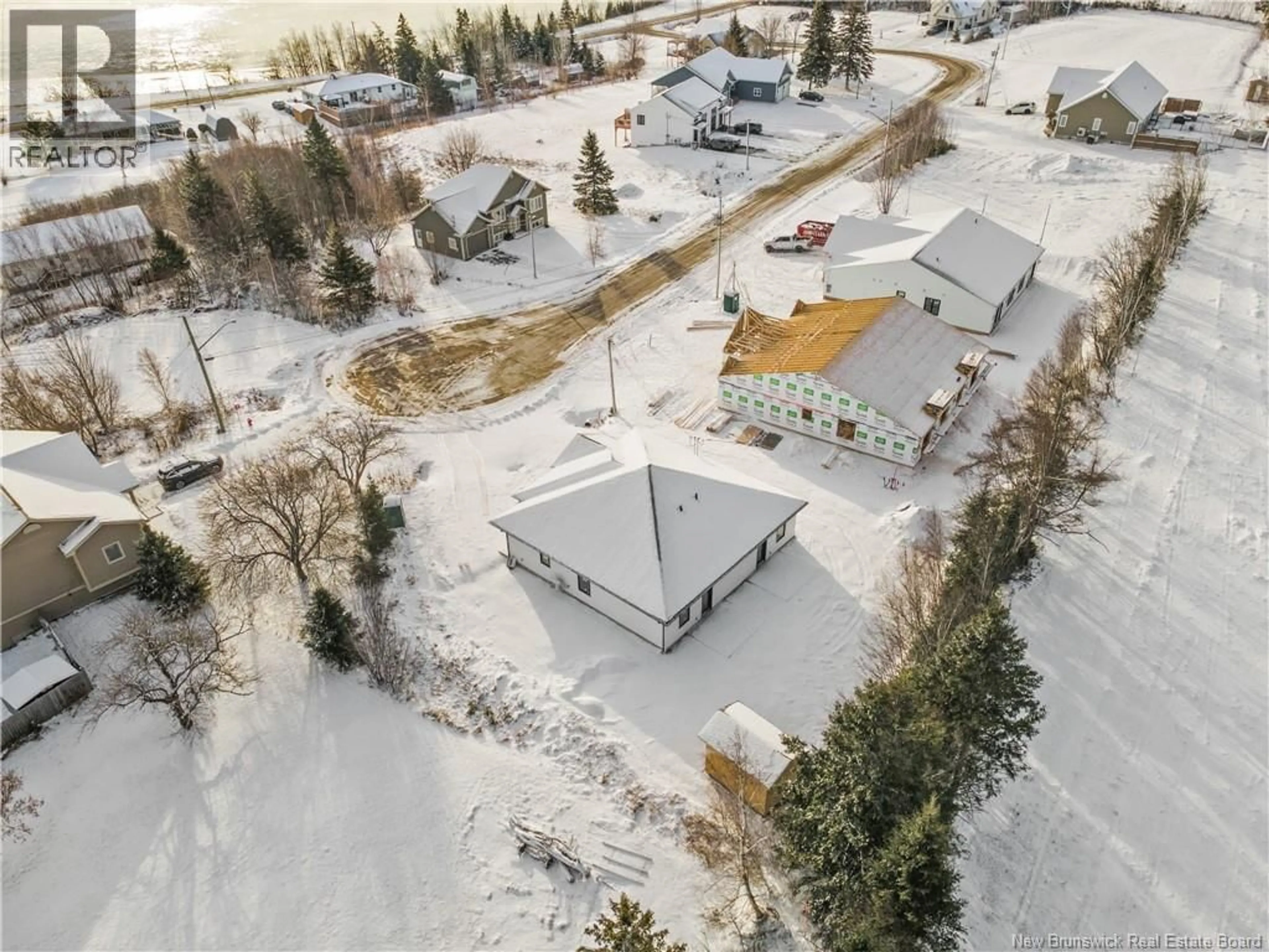 A pic from outside/outdoor area/front of a property/back of a property/a pic from drone, street for 48 HERON COURT, Bouctouche New Brunswick E4S0E3