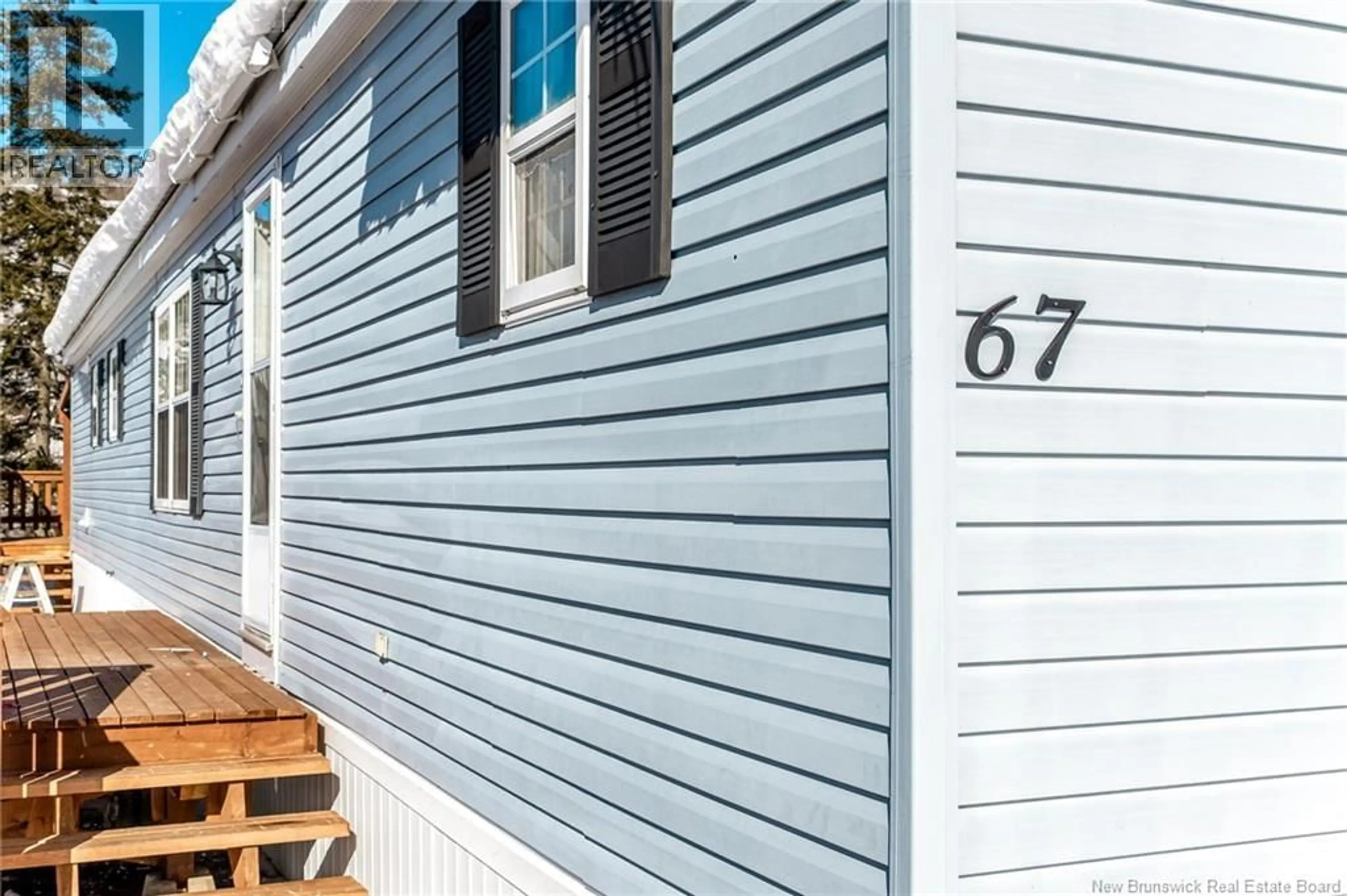 Home with vinyl exterior material, street for 67 REX HURLEY BOULEVARD, Saint John New Brunswick E2L3T5