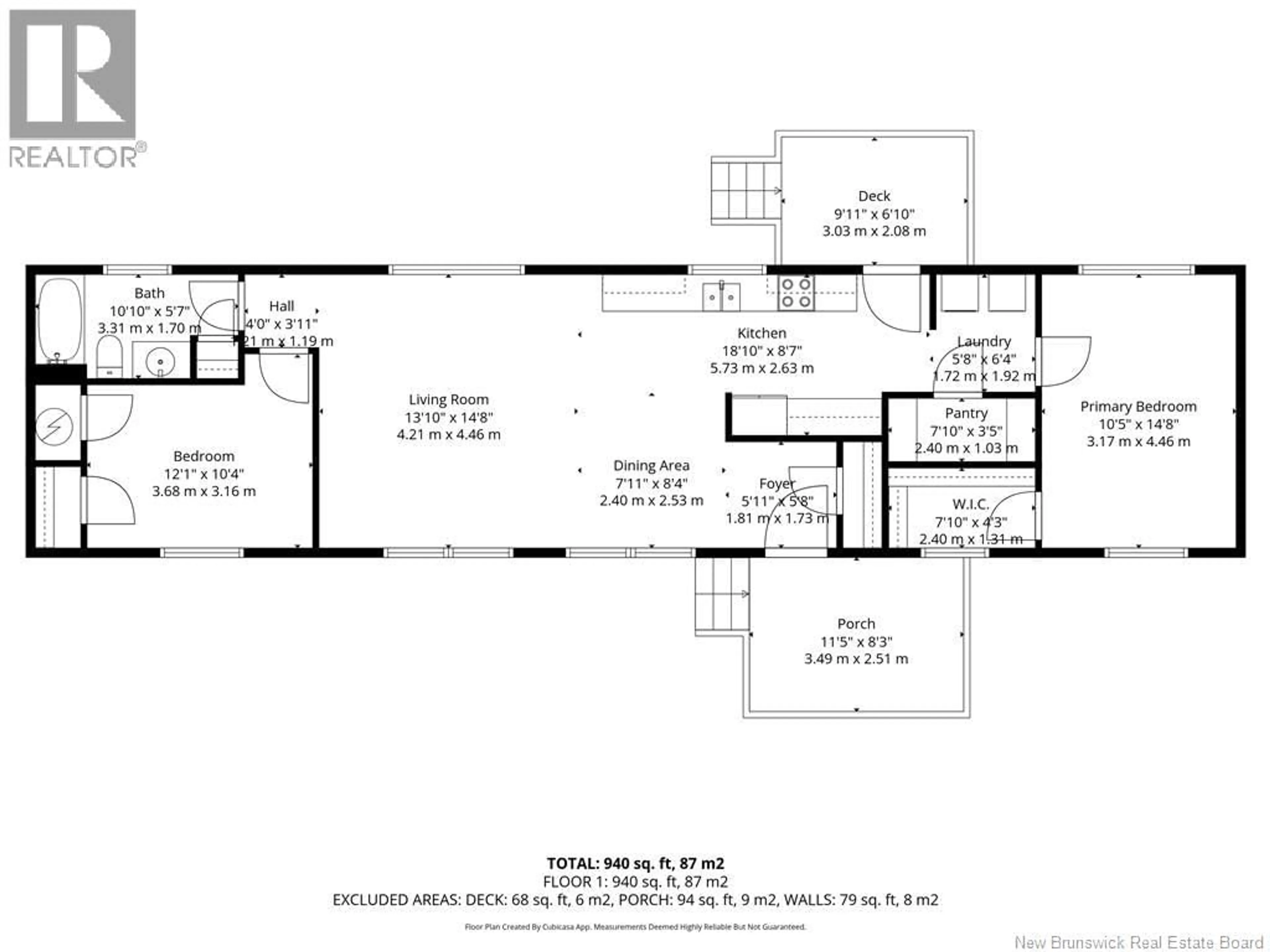 Floor plan for 670 BAS-CAP-PELE ROAD, Cap-Pelé New Brunswick E4N1J5