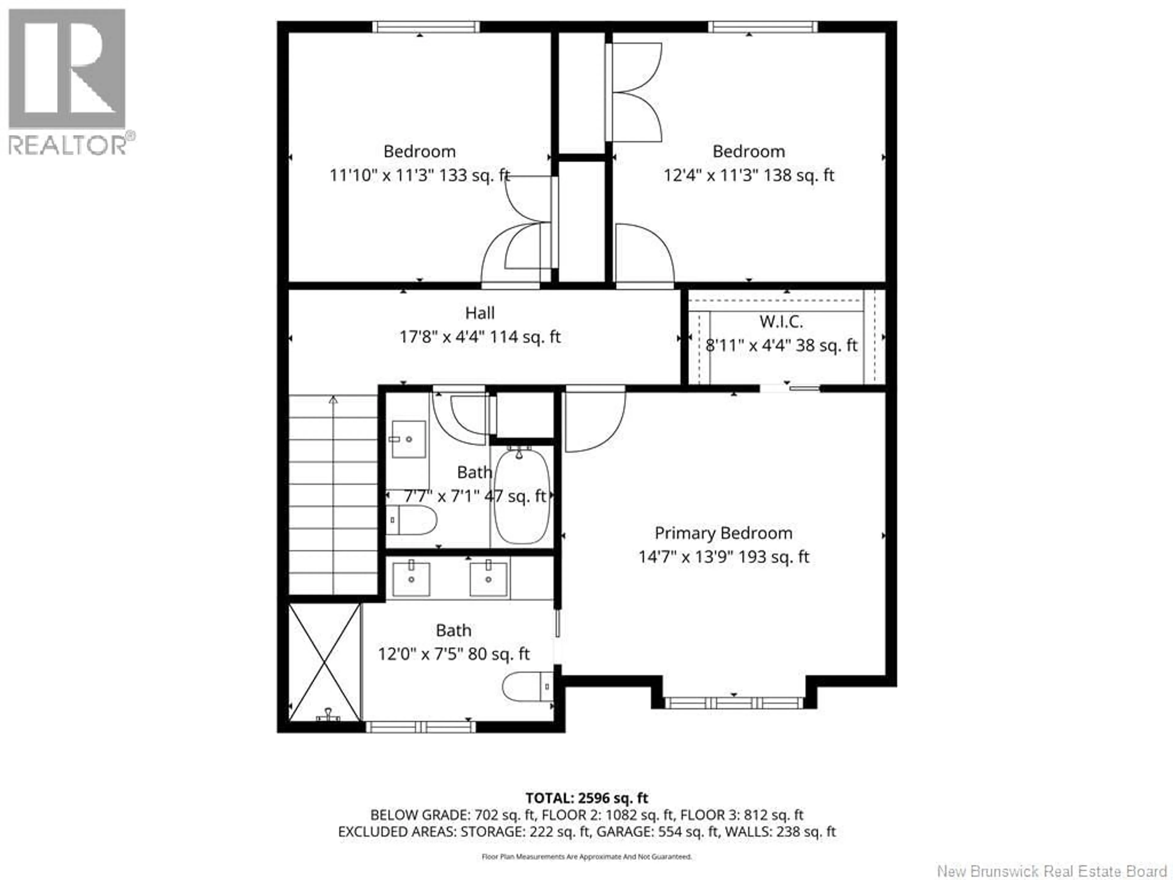 Floor plan for 165 ERINVALE DRIVE, Moncton New Brunswick E1A5S8