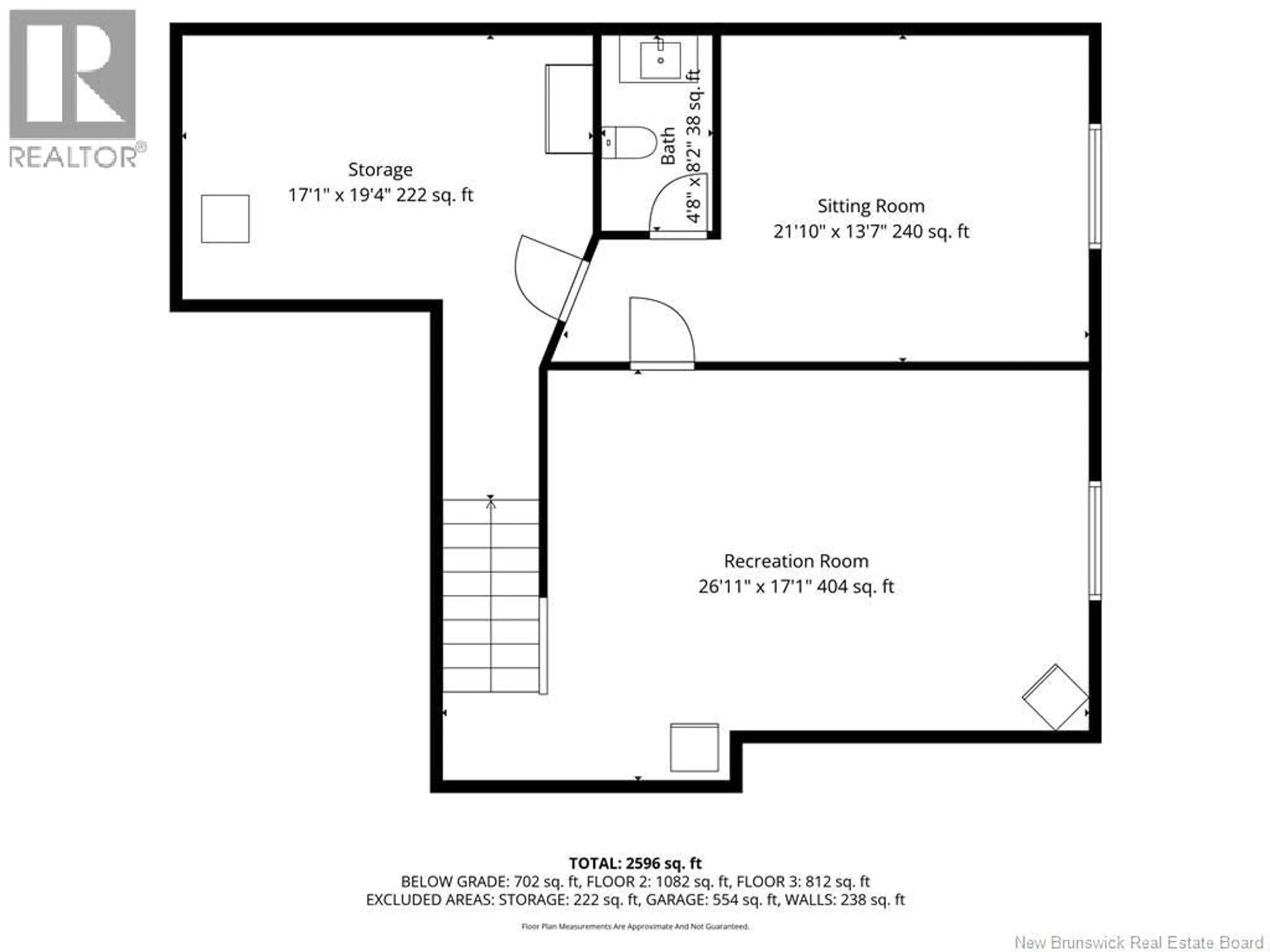 Floor plan for 165 ERINVALE DRIVE, Moncton New Brunswick E1A5S8