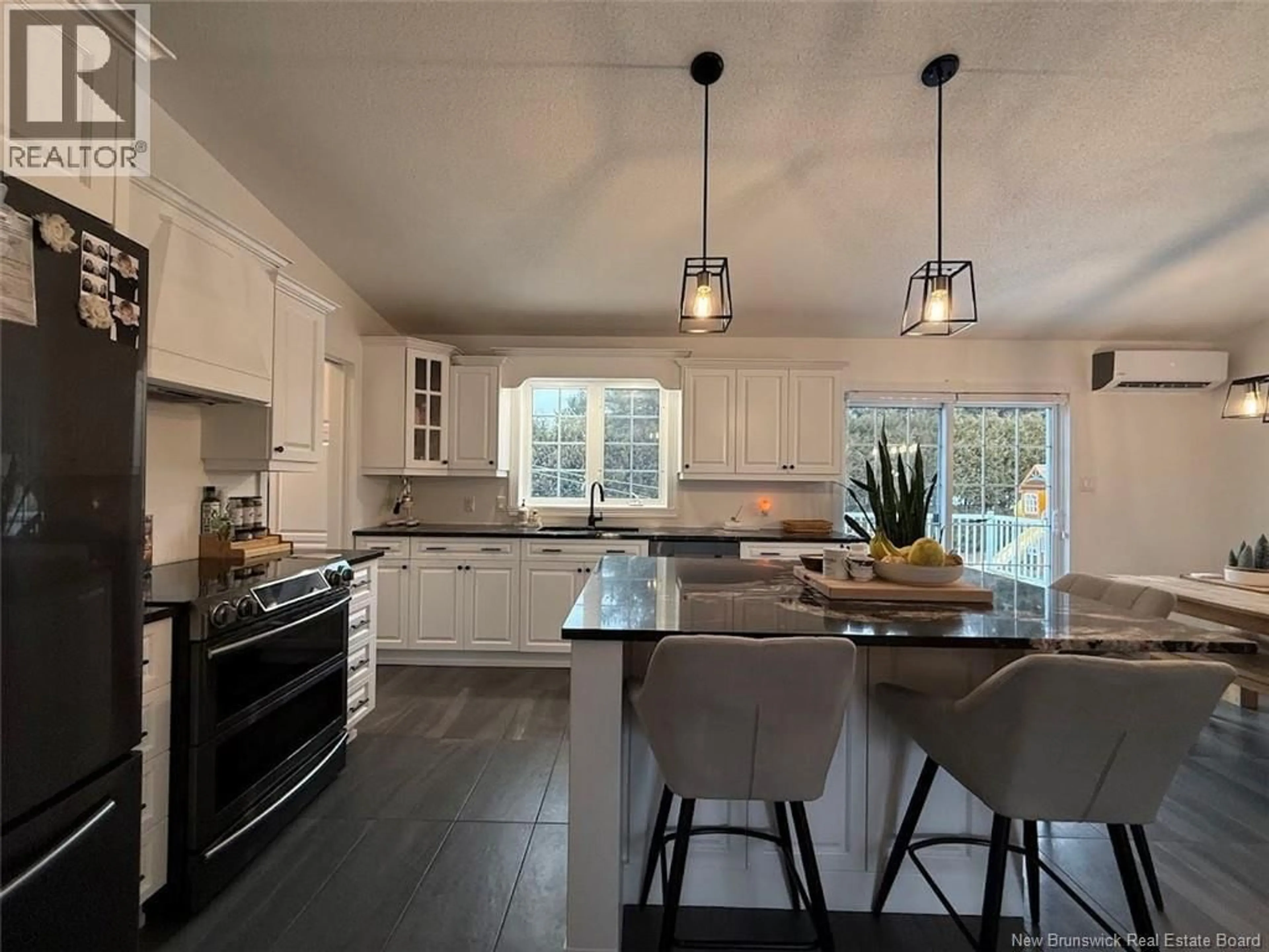 Open concept kitchen, ceramic/tile floor for 60 MGR DIONNE AVENUE, Edmundston New Brunswick E3V4Y7