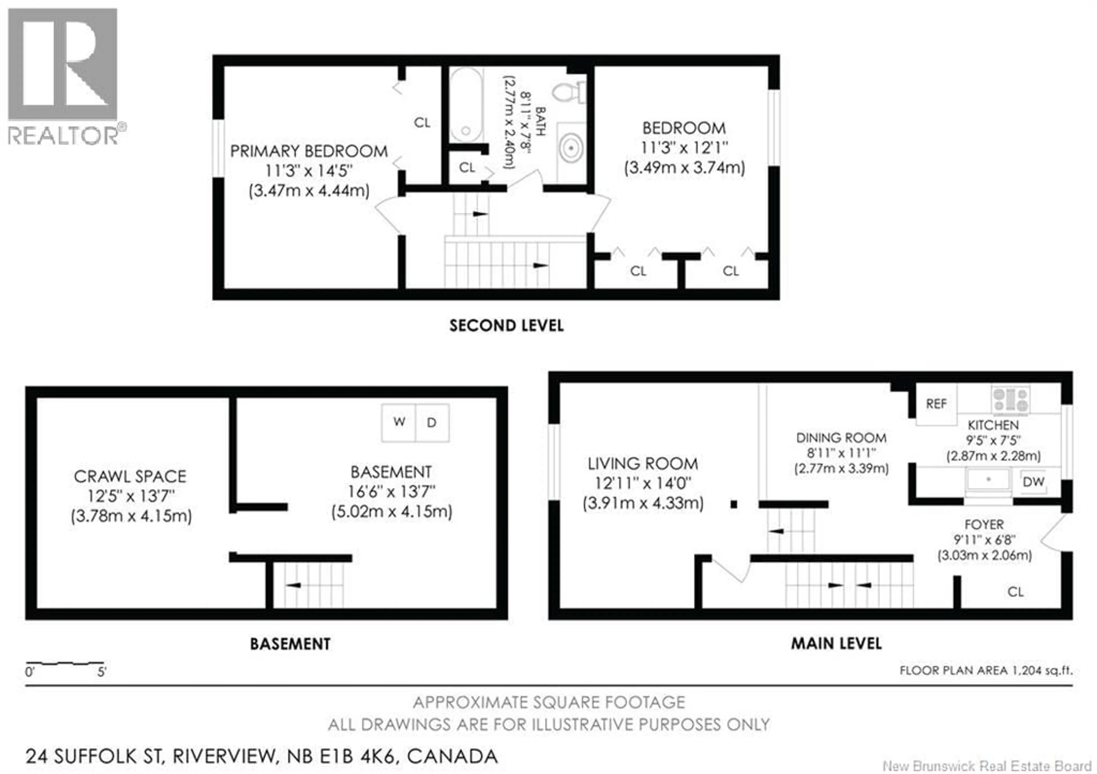 Floor plan for 19 - 24 SUFFOLK STREET, Riverview New Brunswick E1B4K6
