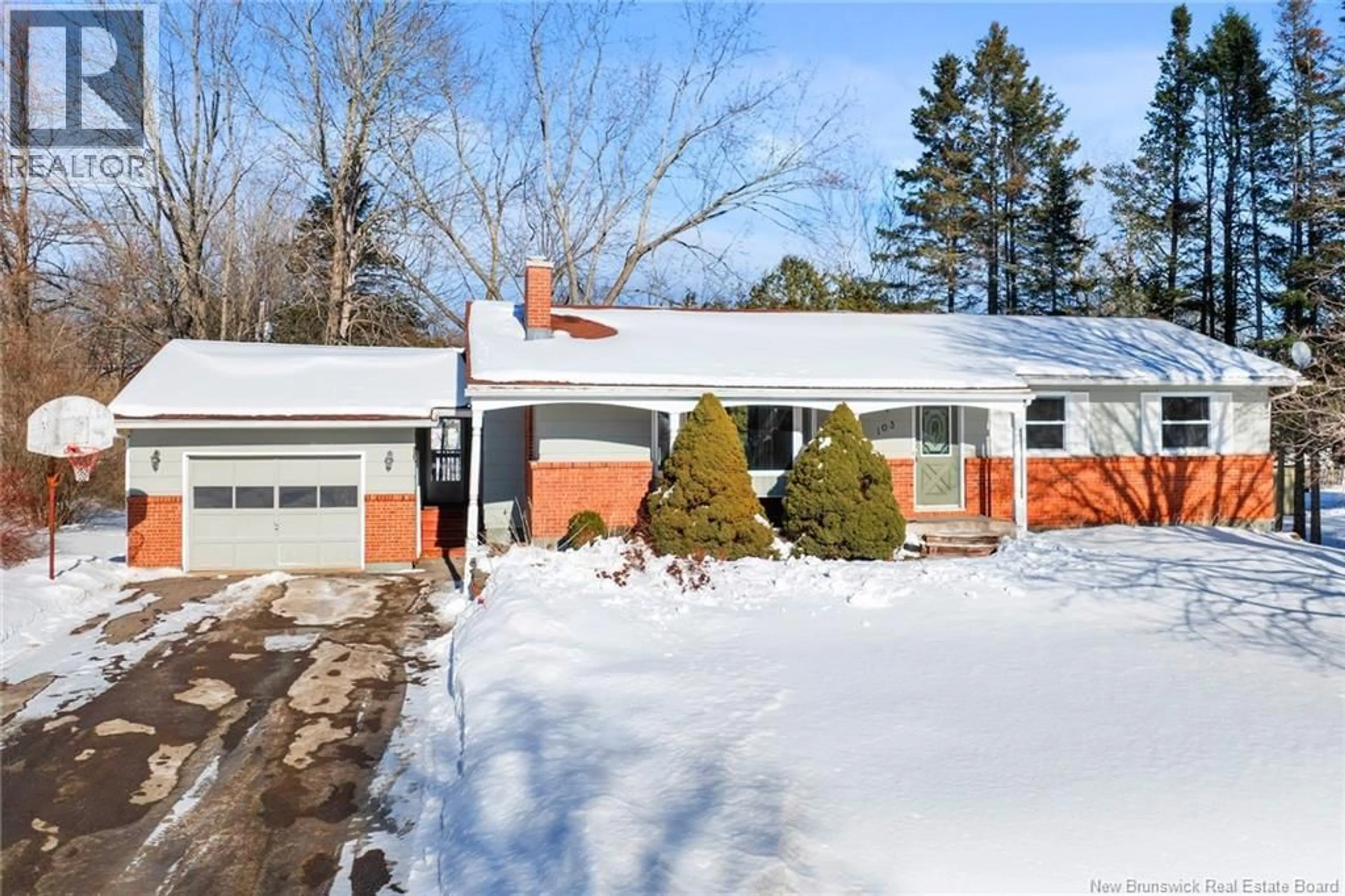 Home with brick exterior material, street for 103 HERITAGE AVENUE, New Maryland New Brunswick E3C1E9