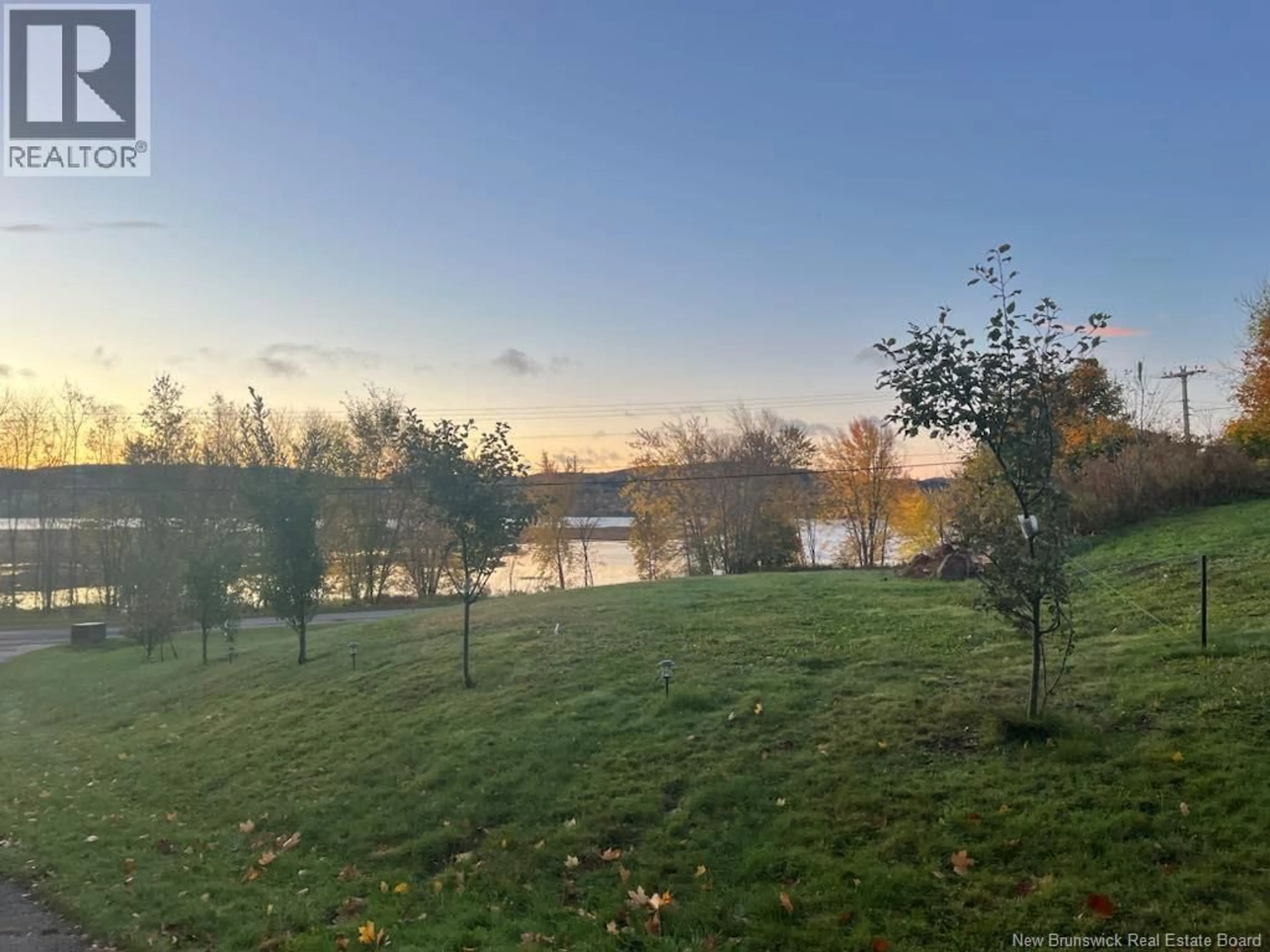 A pic from outside/outdoor area/front of a property/back of a property/a pic from drone, water/lake/river/ocean view for 2086 ROUTE 124, Hatfield Point New Brunswick E5T2R7