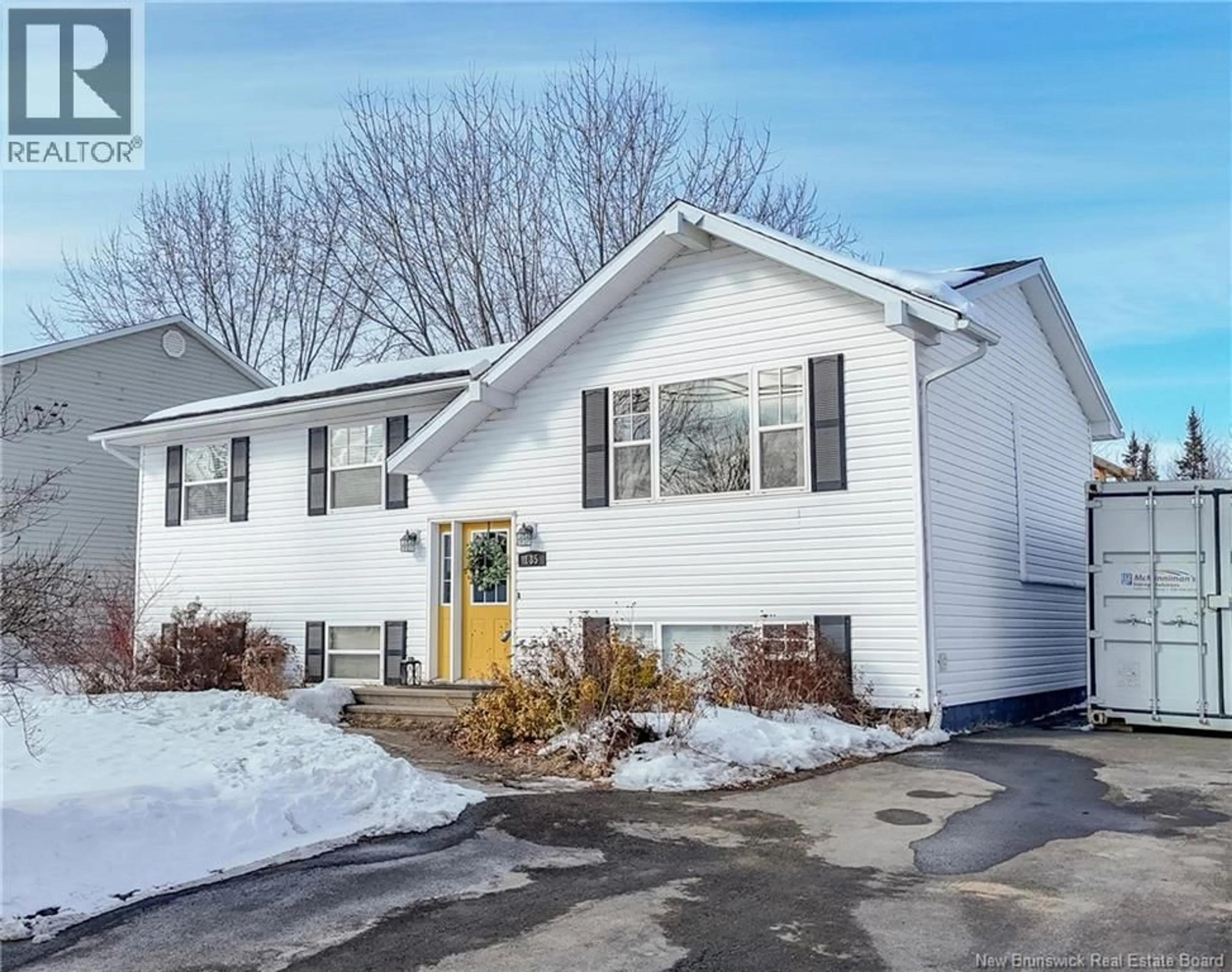 Home with vinyl exterior material, street for 135 GOODINE STREET, Fredericton New Brunswick E3B7J7