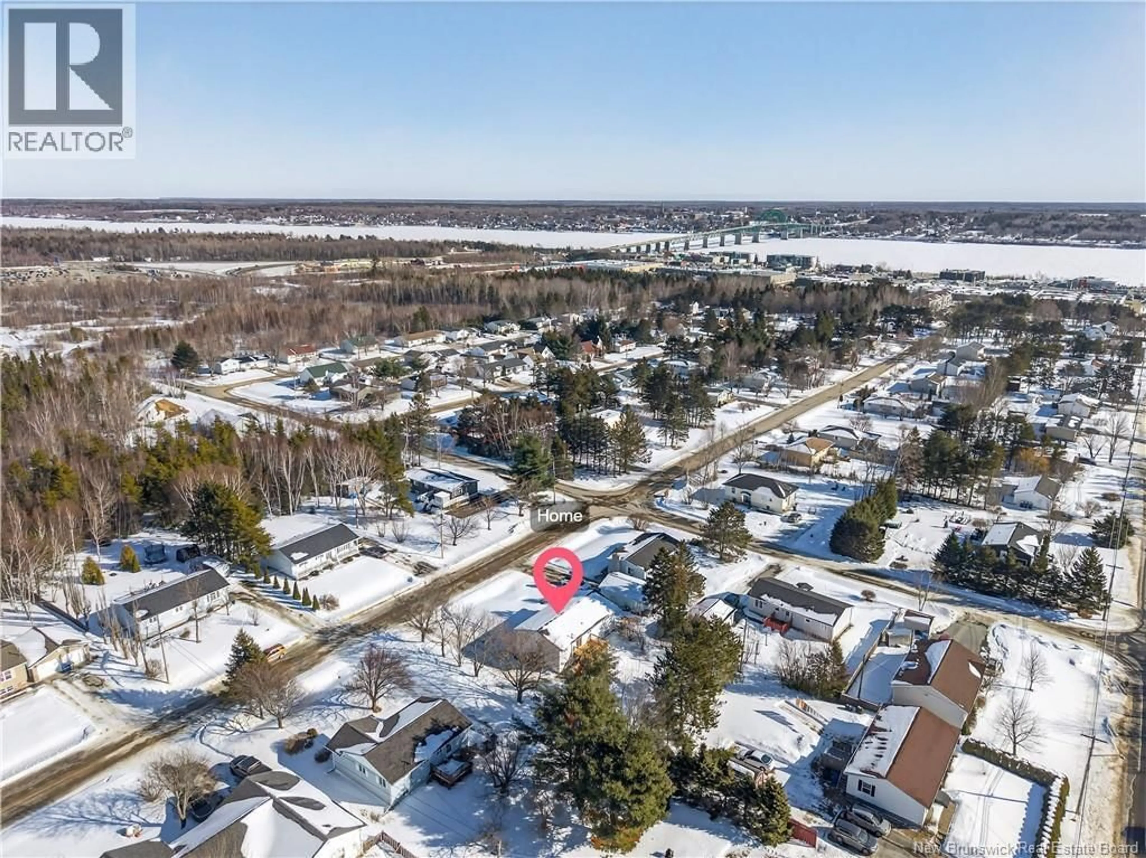 A pic from outside/outdoor area/front of a property/back of a property/a pic from drone, unknown for 275 HUTCHISON DRIVE, Miramichi New Brunswick E1V6C7