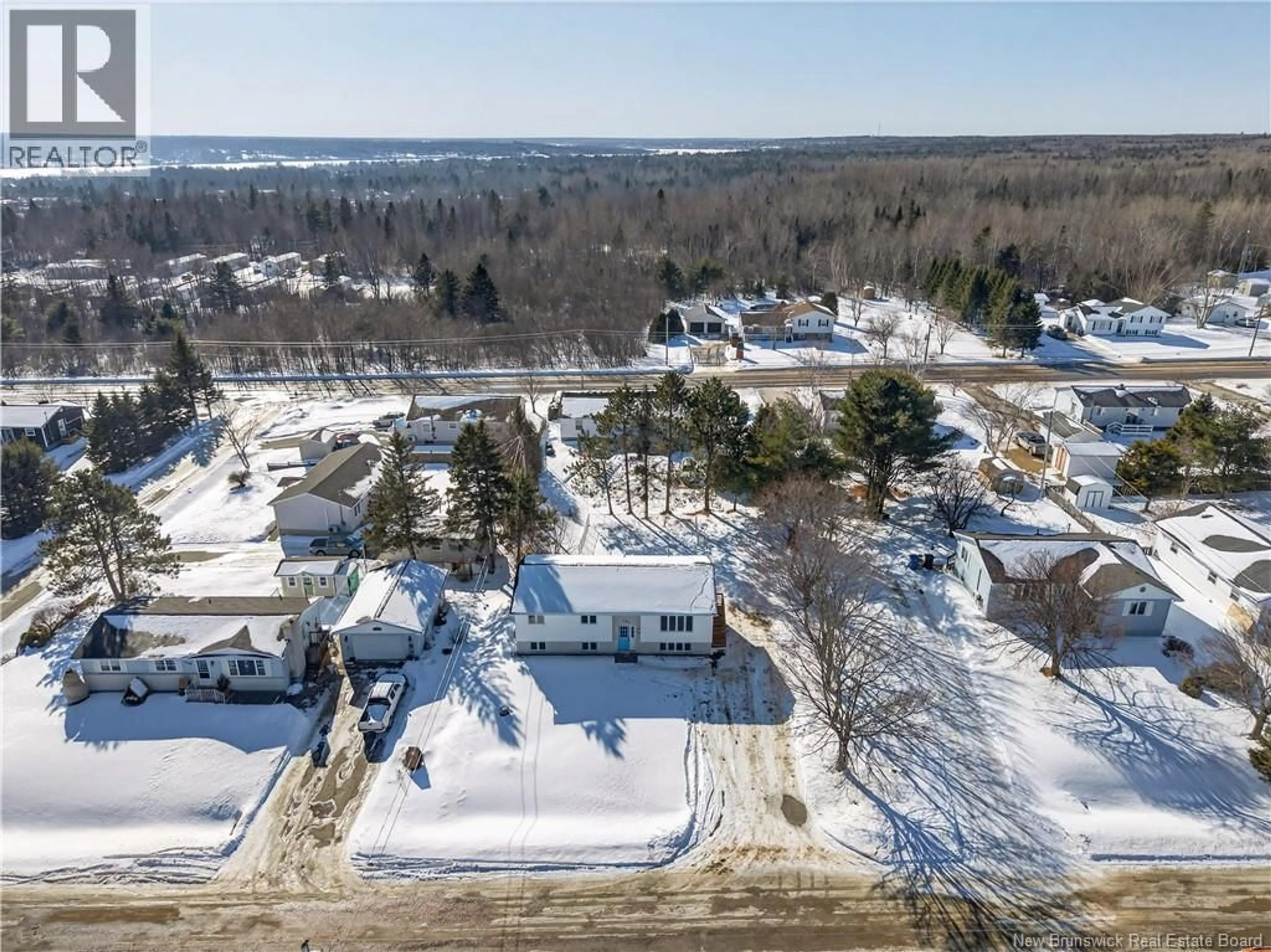 A pic from outside/outdoor area/front of a property/back of a property/a pic from drone, unknown for 275 HUTCHISON DRIVE, Miramichi New Brunswick E1V6C7