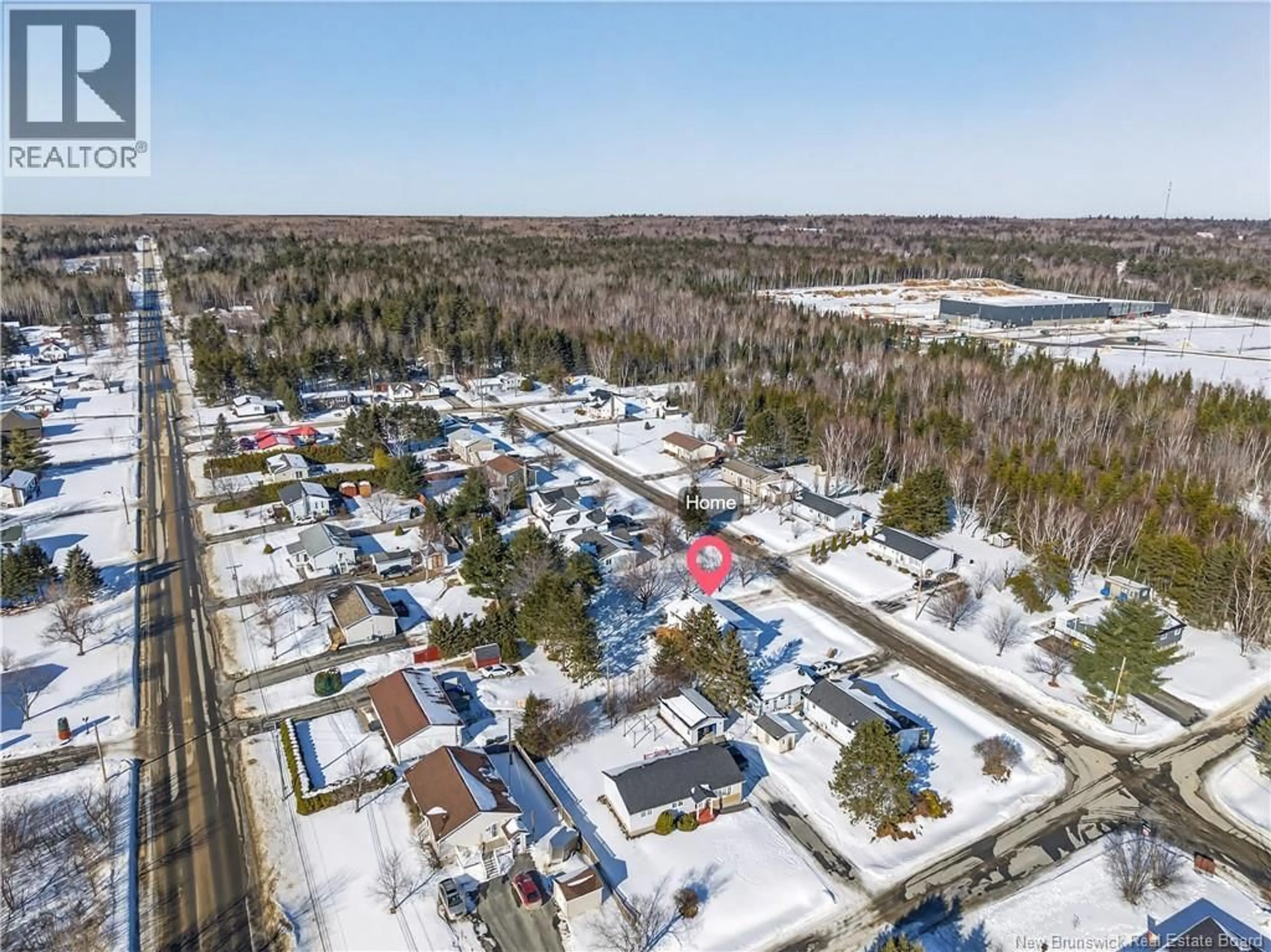 A pic from outside/outdoor area/front of a property/back of a property/a pic from drone, street for 275 HUTCHISON DRIVE, Miramichi New Brunswick E1V6C7