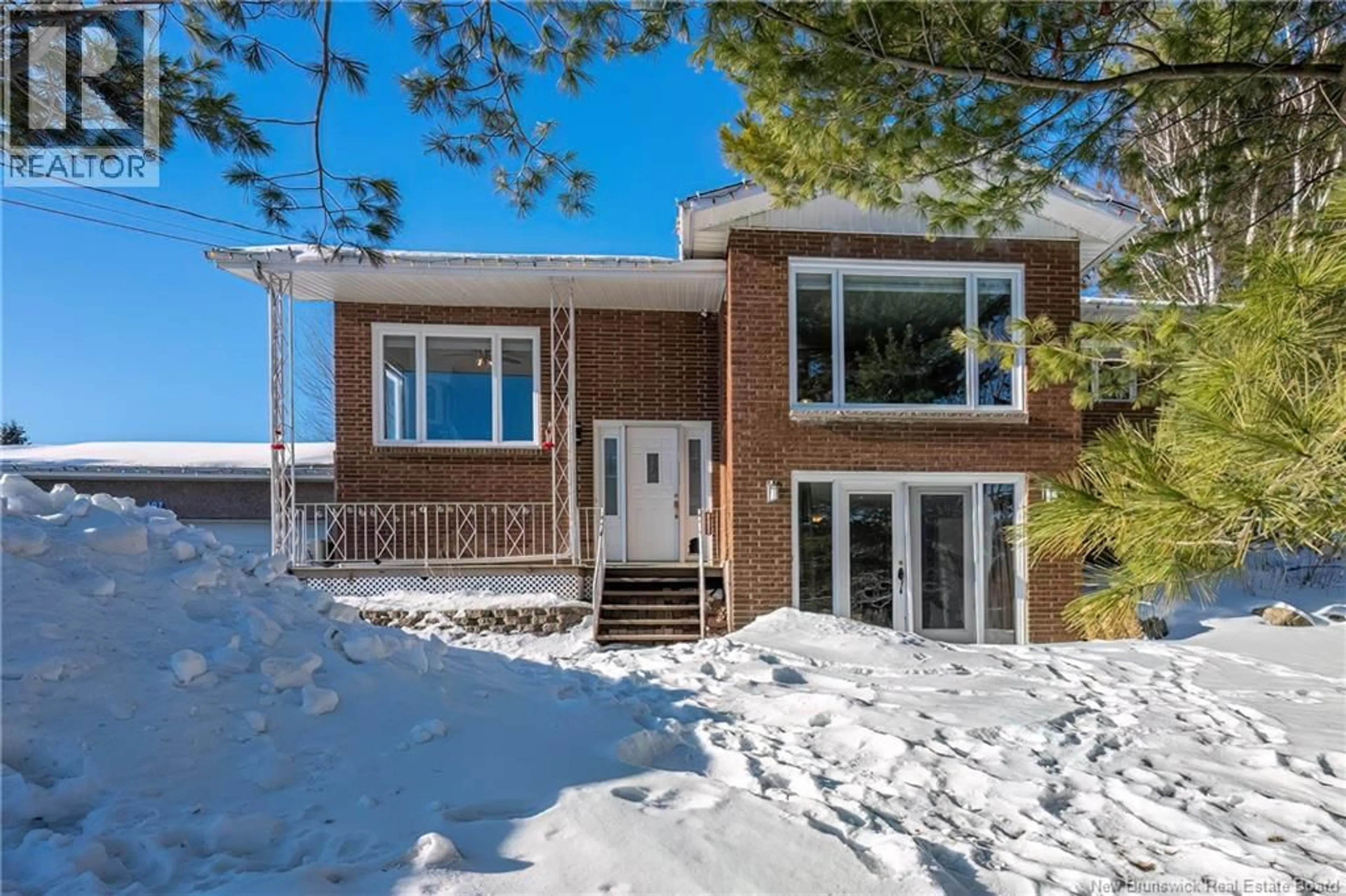 Home with brick exterior material, street for 607 ENNISHONE ROAD, Grand-Sault/Grand Falls New Brunswick E3Y1B7