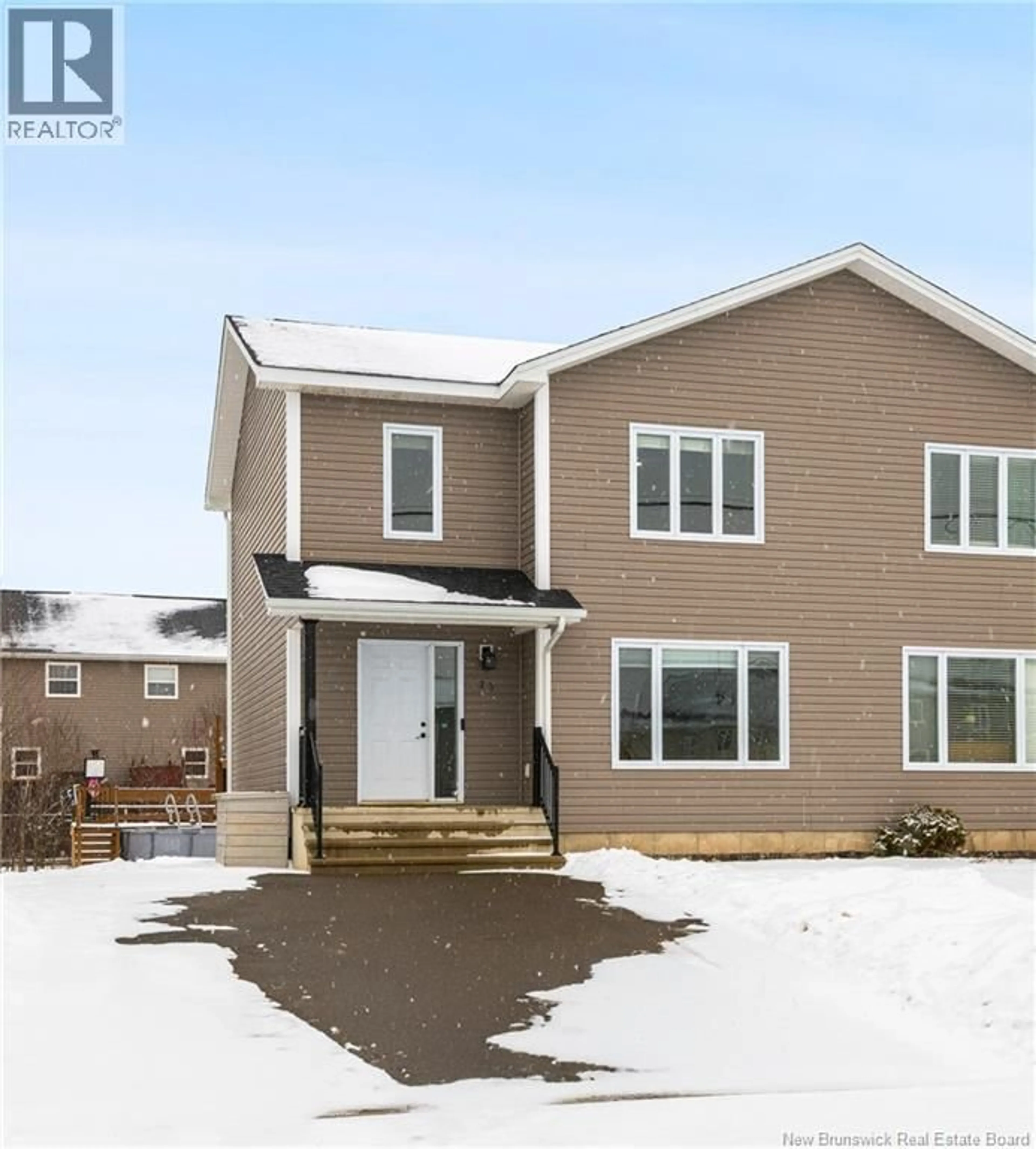 Home with vinyl exterior material, street for 23 GAMBIA STREET, Moncton New Brunswick E1G5S7