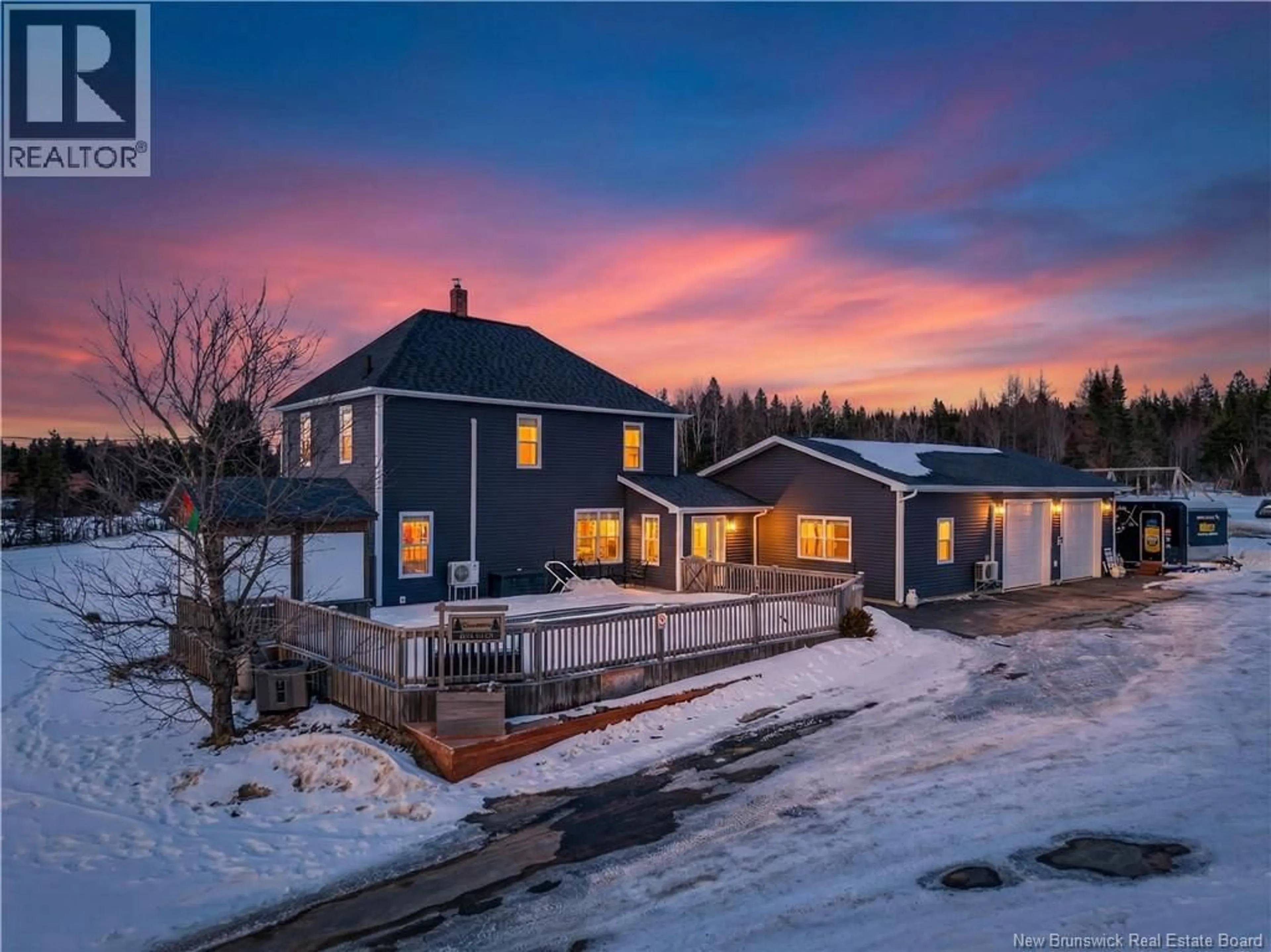 A pic from outside/outdoor area/front of a property/back of a property/a pic from drone, unknown for 164 NORTHWEST ROAD, Sunny Corner New Brunswick E9E1J4