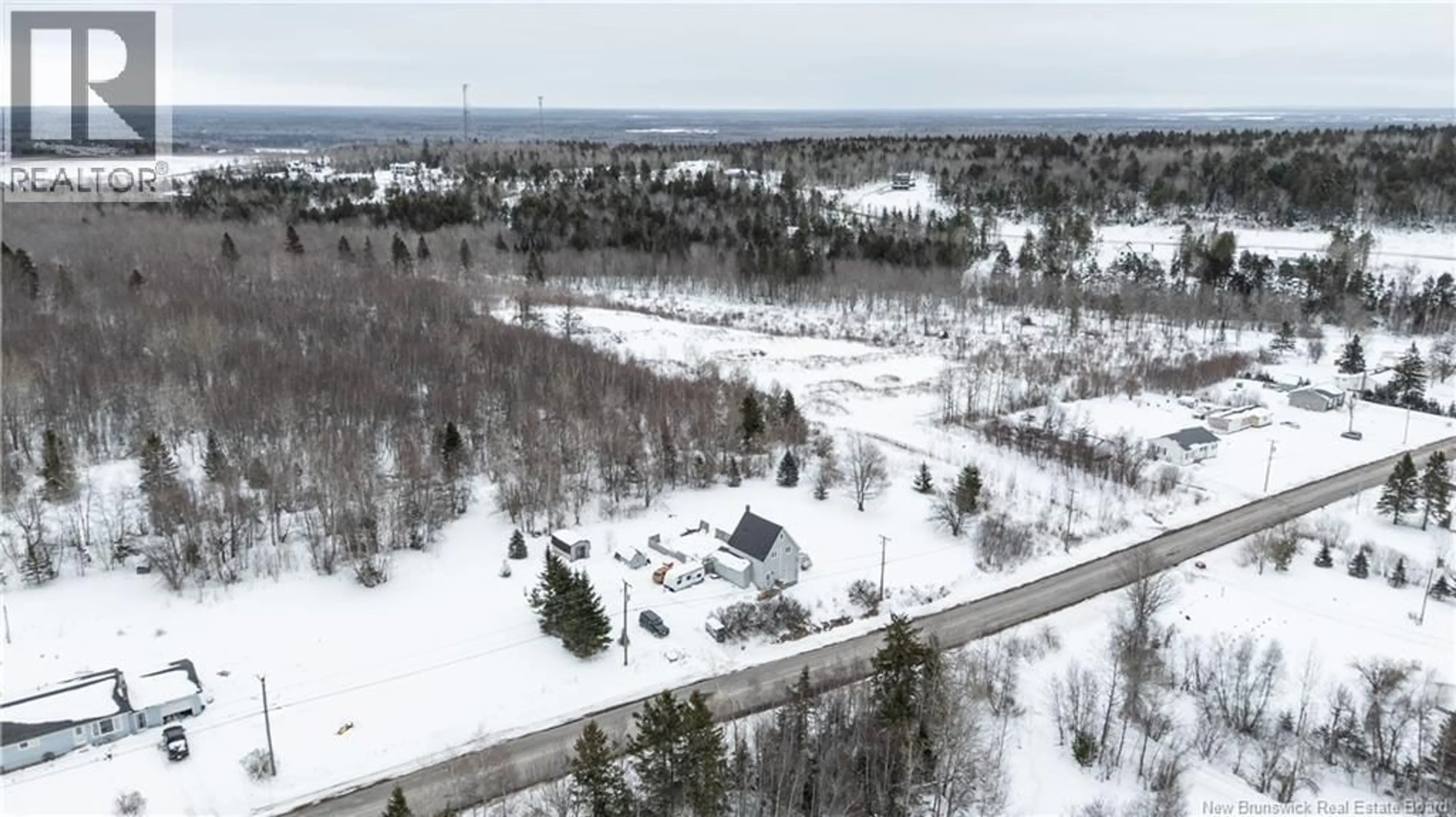 A pic from outside/outdoor area/front of a property/back of a property/a pic from drone, unknown for 2447 ROUTE 490, Indian Mountain New Brunswick E1G4R9