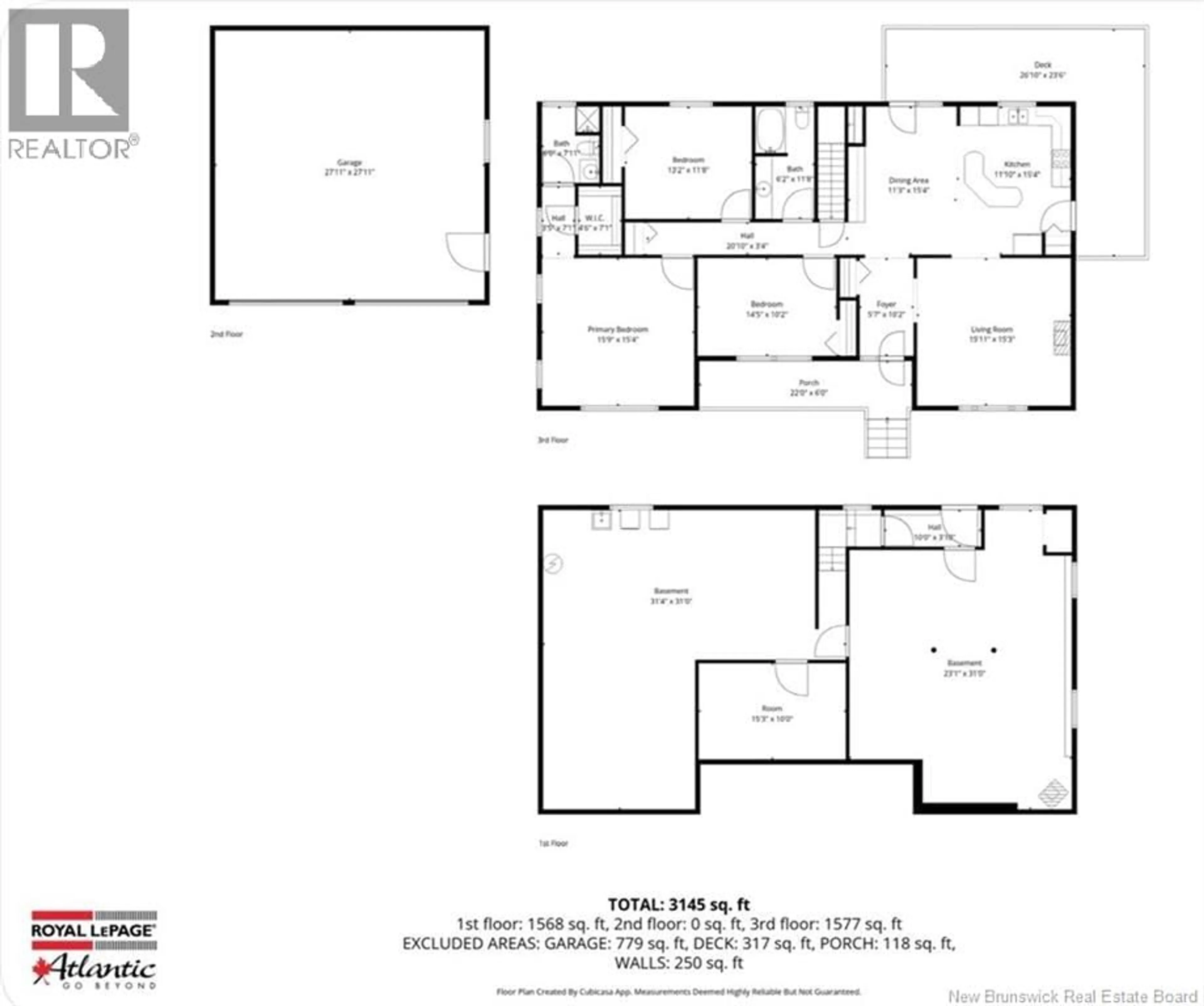 Floor plan for 559 ROUTE 820, Baxters Corner New Brunswick E2S2K2