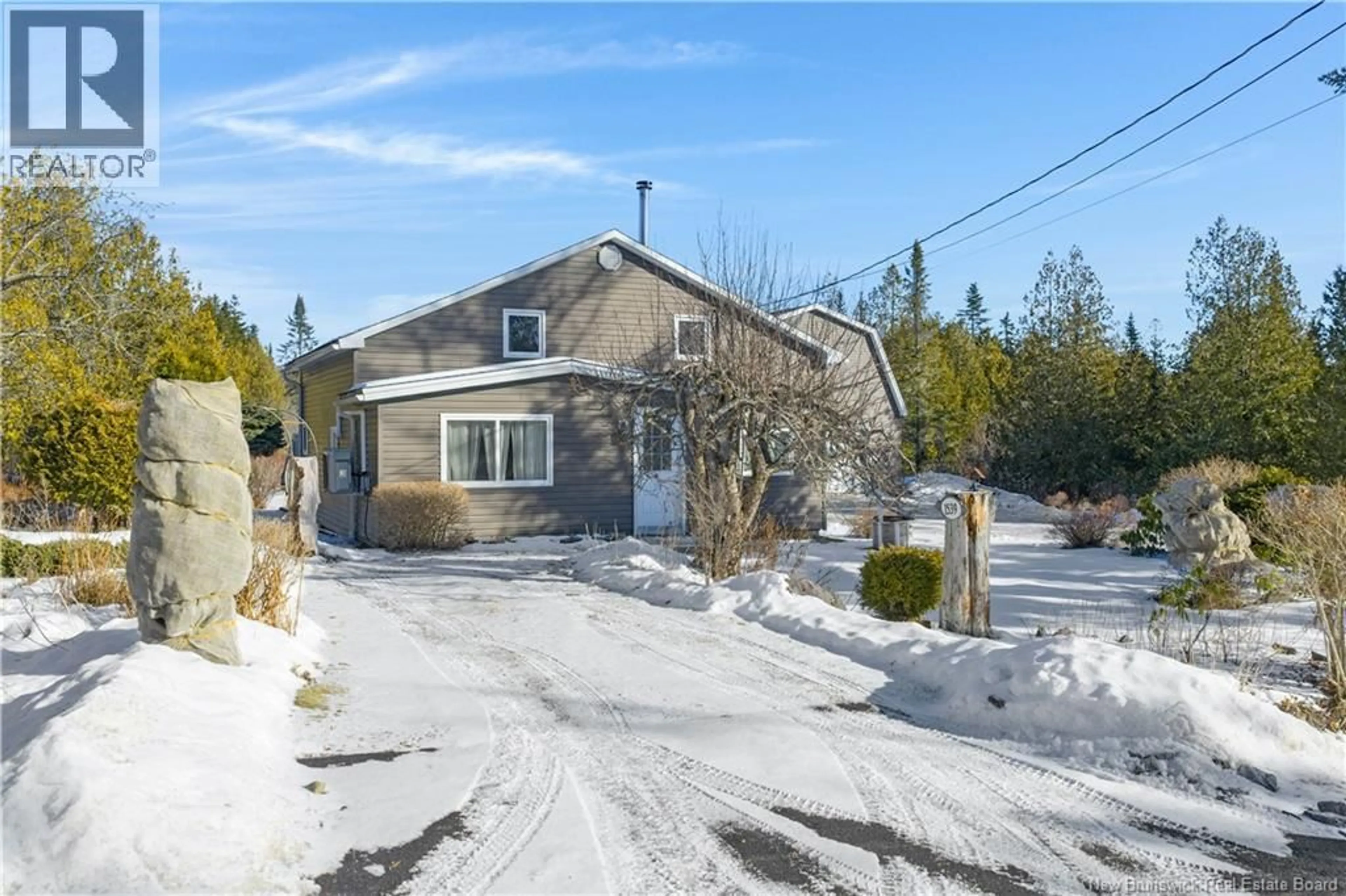 A pic from outside/outdoor area/front of a property/back of a property/a pic from drone, street for 1539 OLD BLACK RIVER ROAD, Saint John New Brunswick E2J4V3