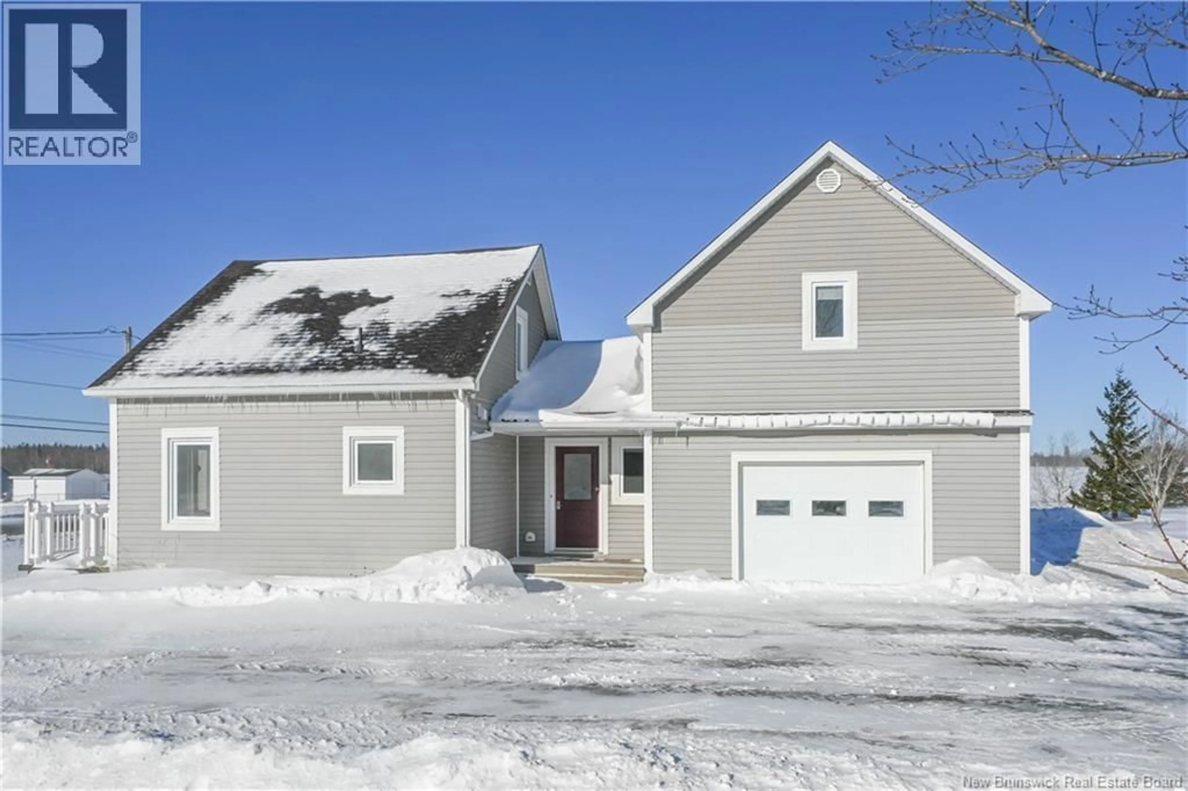 Home with vinyl exterior material, street for 357 ROUTE 345, Évangéline New Brunswick E8P1T2