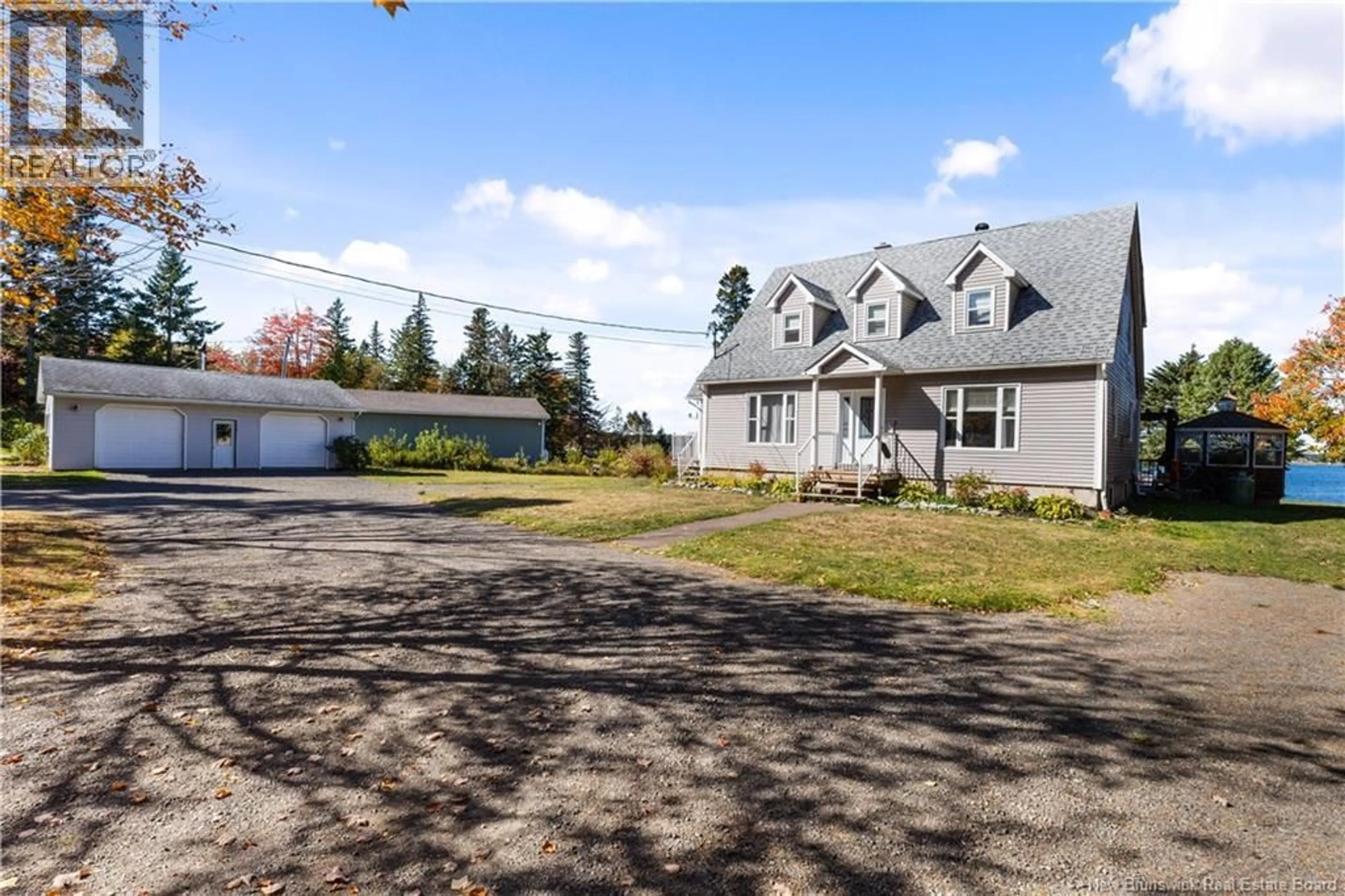 A pic from outside/outdoor area/front of a property/back of a property/a pic from drone, street for 5668 ROUTE 505, Jardineville New Brunswick E4W2J1
