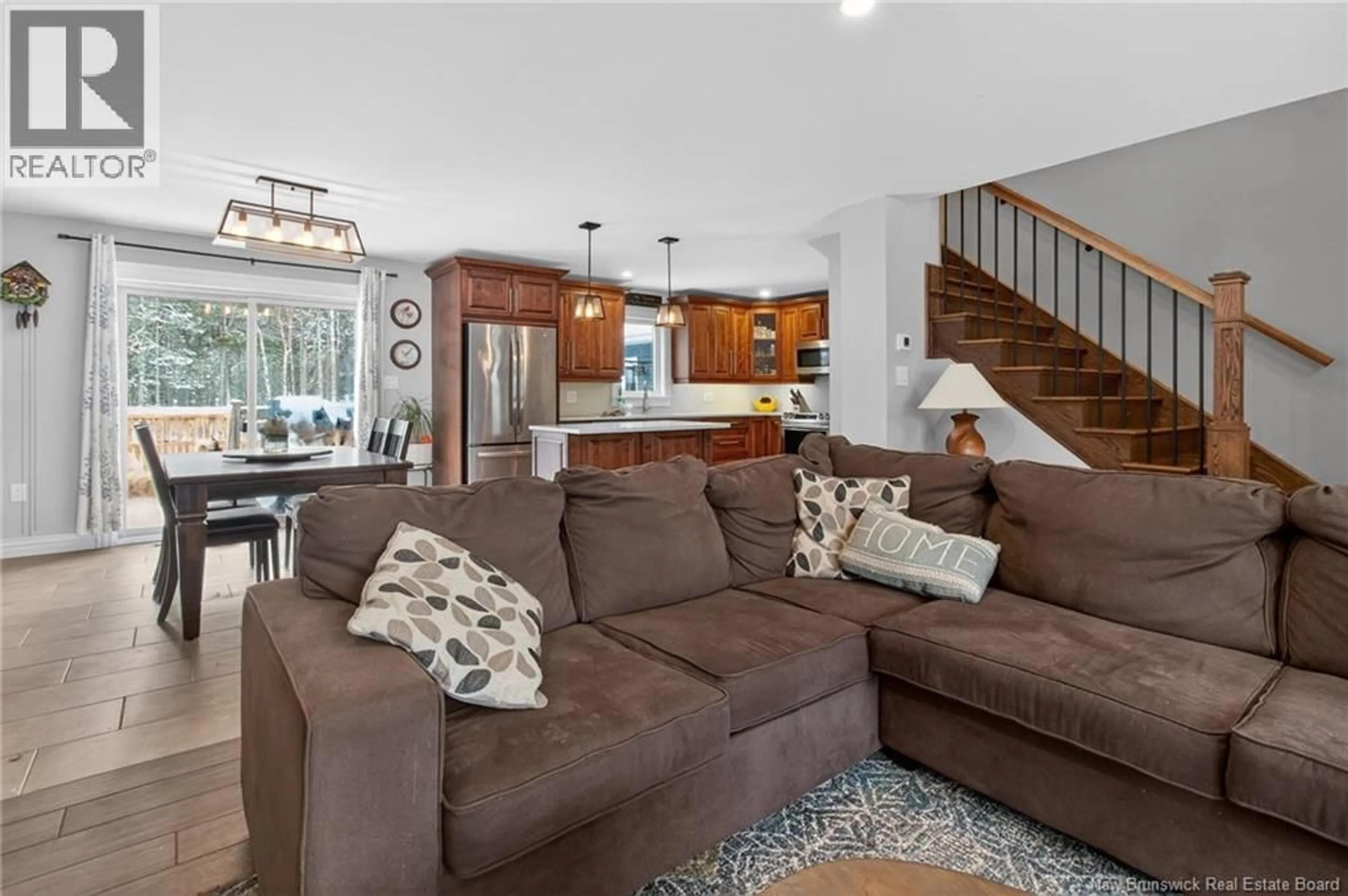 Living room with furniture, unknown for 11 AMBER RIDGE COURT, Berry Mills New Brunswick E1G5R3