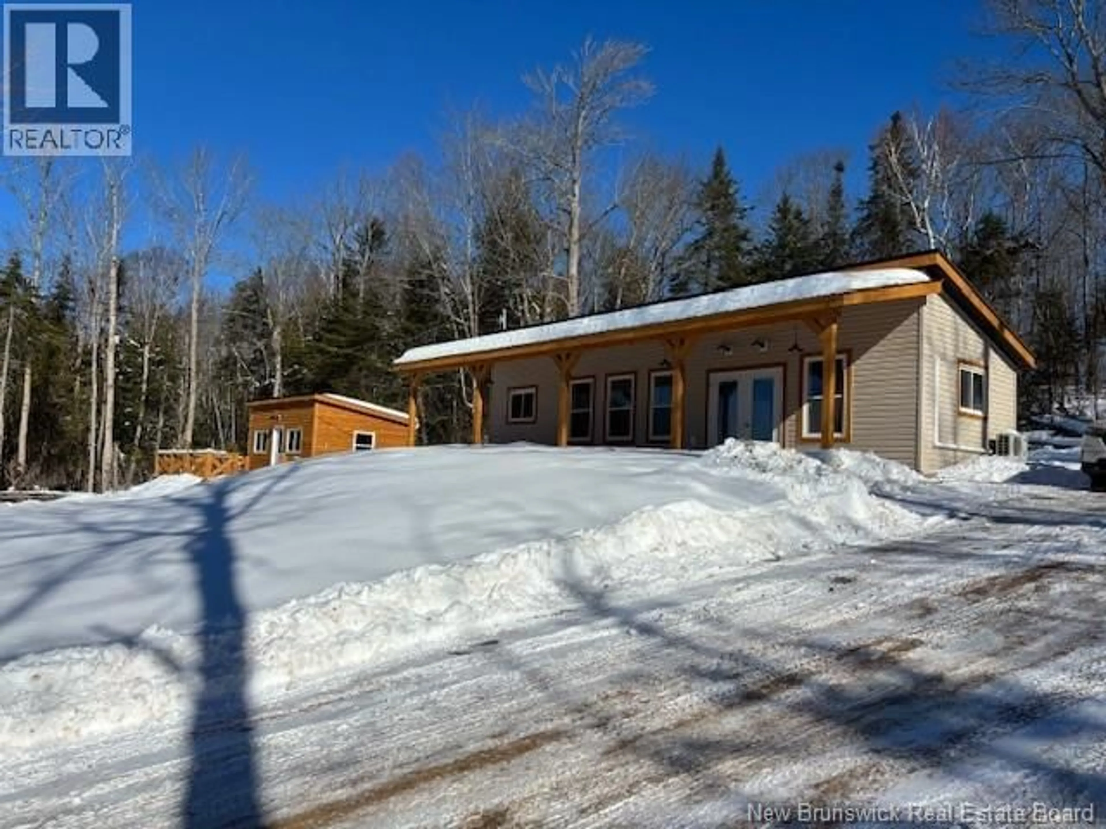 A pic from outside/outdoor area/front of a property/back of a property/a pic from drone, unknown for 97 BROWNS COVE ROAD, Kars New Brunswick E5T2Z5