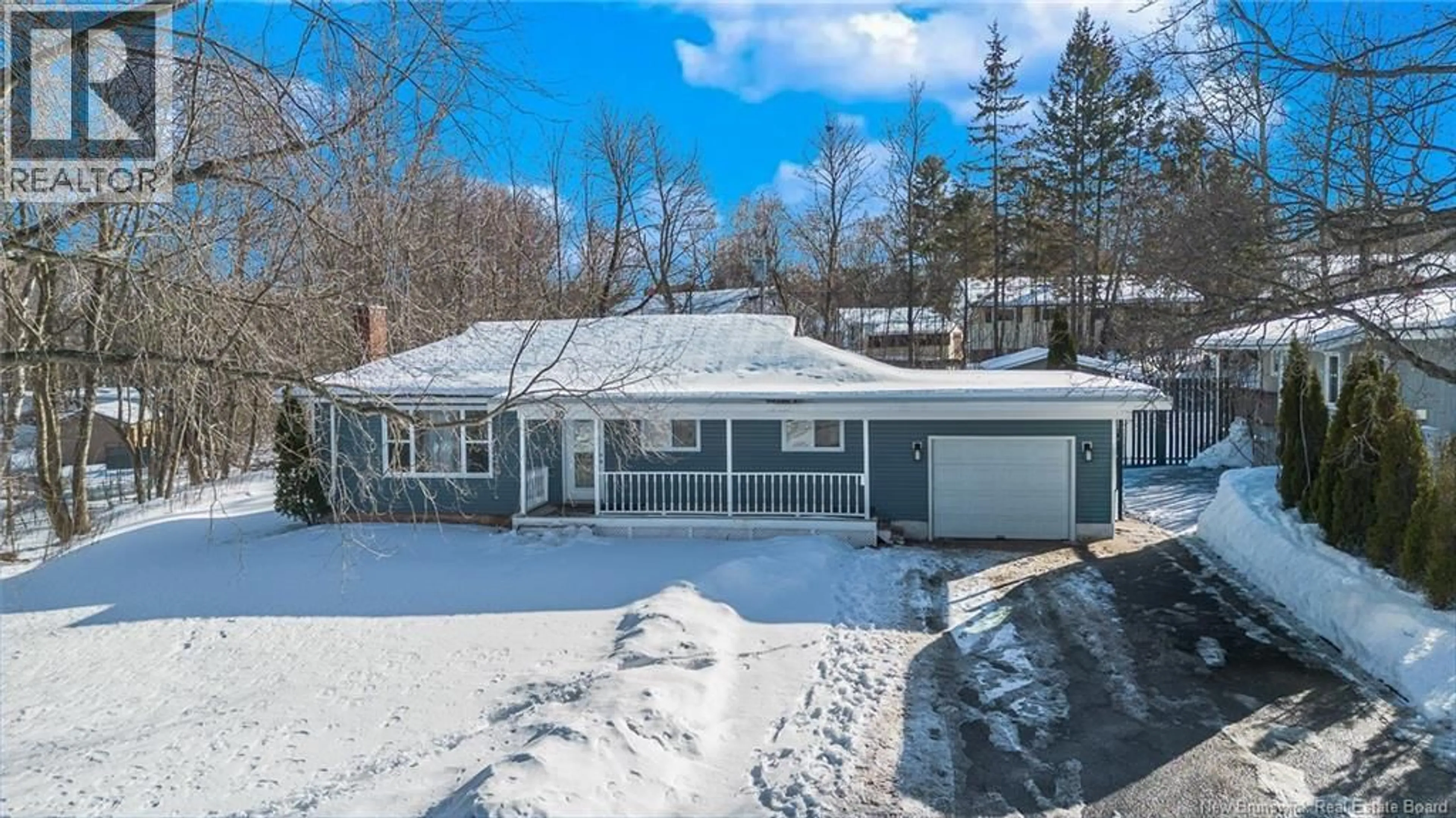 A pic from outside/outdoor area/front of a property/back of a property/a pic from drone, unknown for 30 CANTERBURY DRIVE, Fredericton New Brunswick E3B4L6