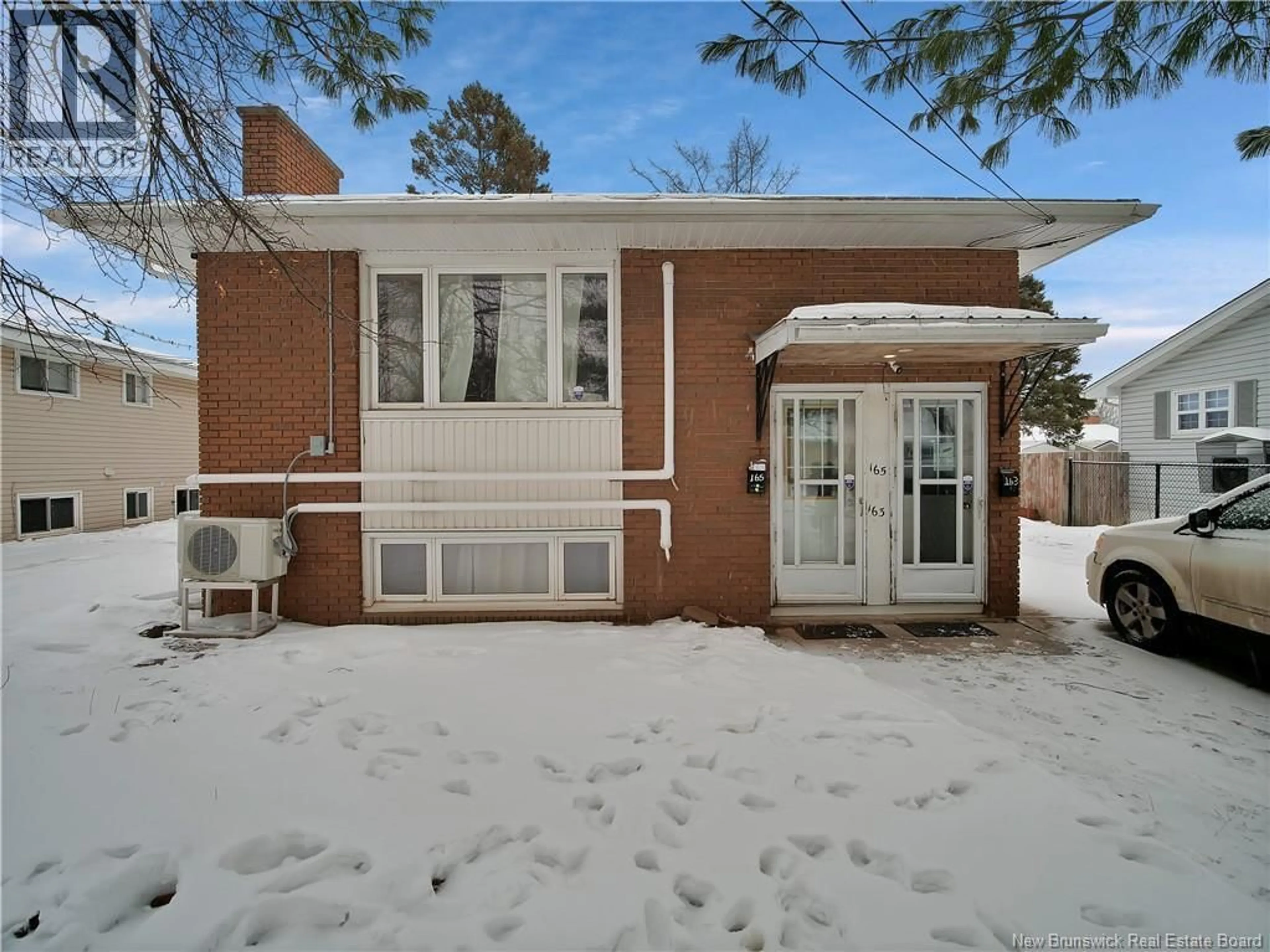 Home with brick exterior material, street for 165 SNOW AVENUE, Moncton New Brunswick E1C8B3