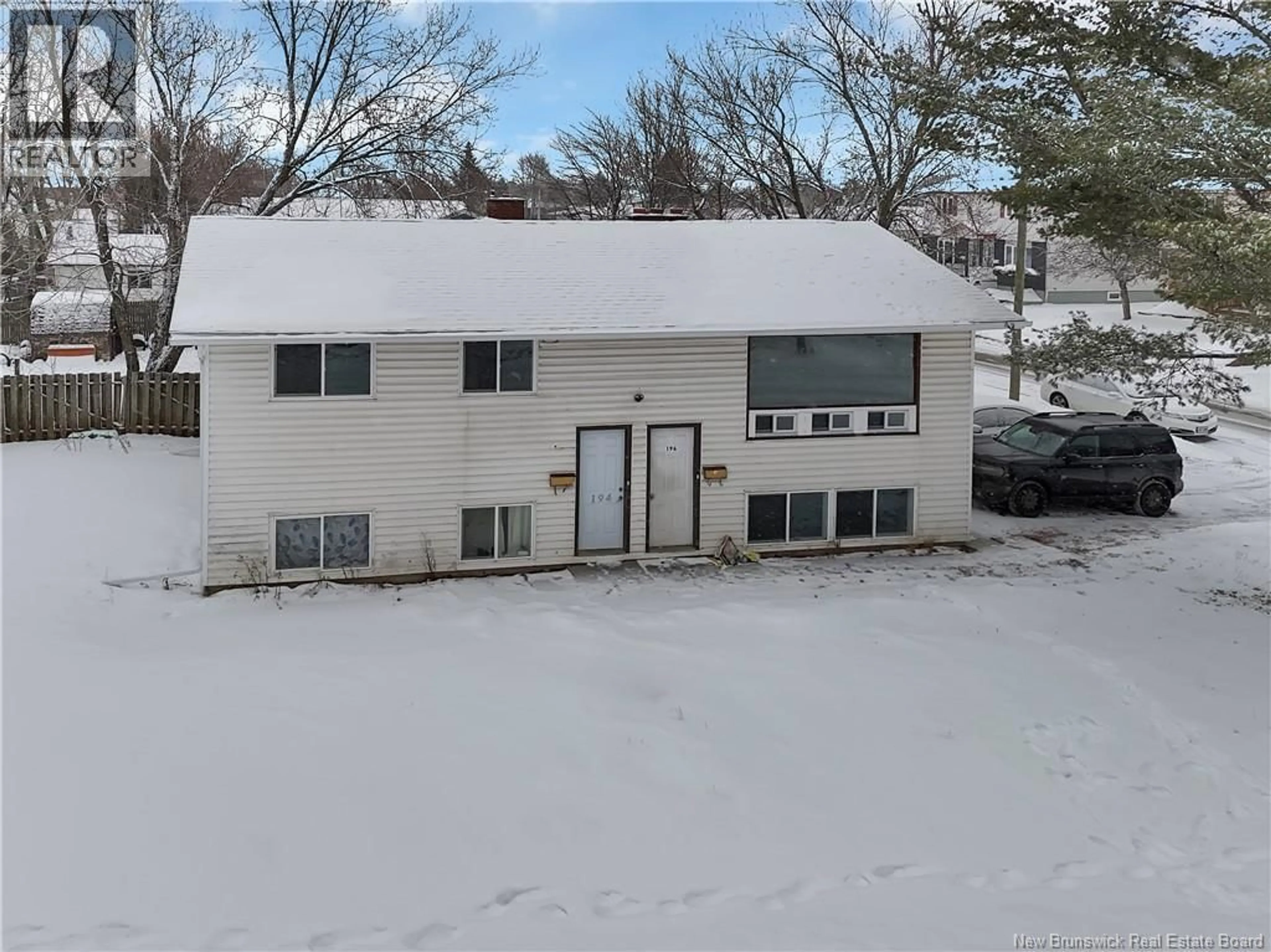 A pic from outside/outdoor area/front of a property/back of a property/a pic from drone, street for 194-196 LORNE STREET, Moncton New Brunswick E1C3W4