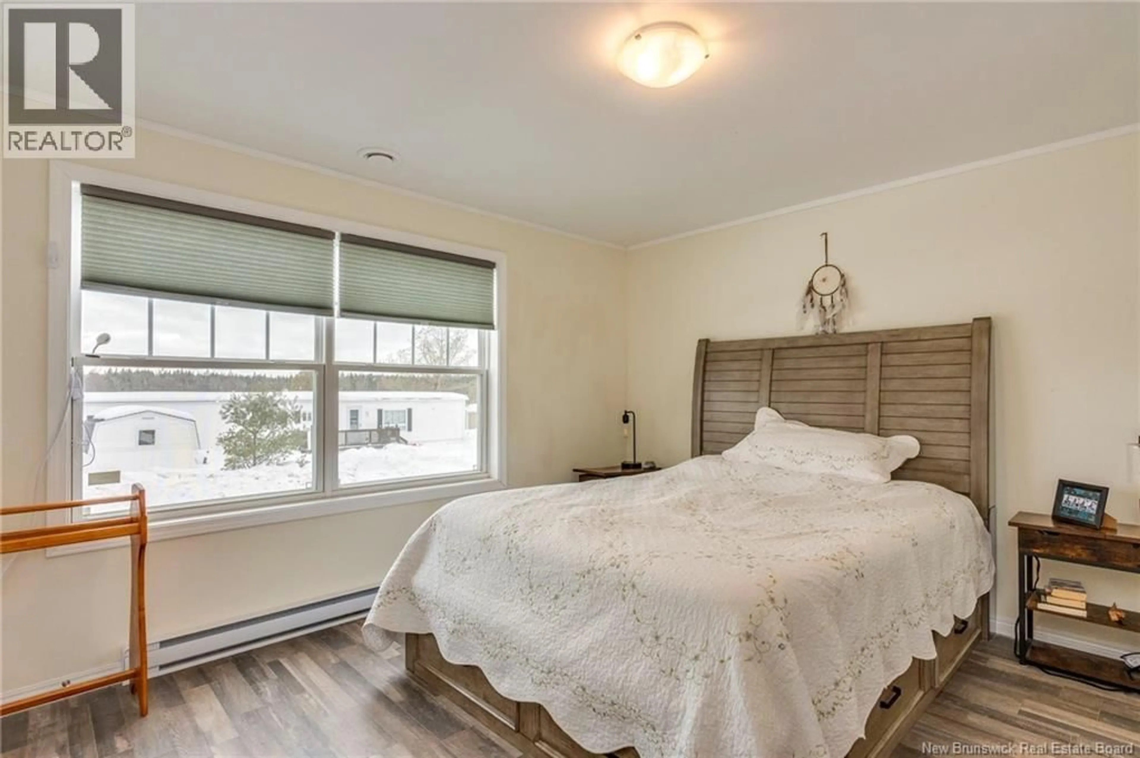 Bedroom with bed, wood/laminate floor for 43 SUSAN, Saint John New Brunswick E2N1P3